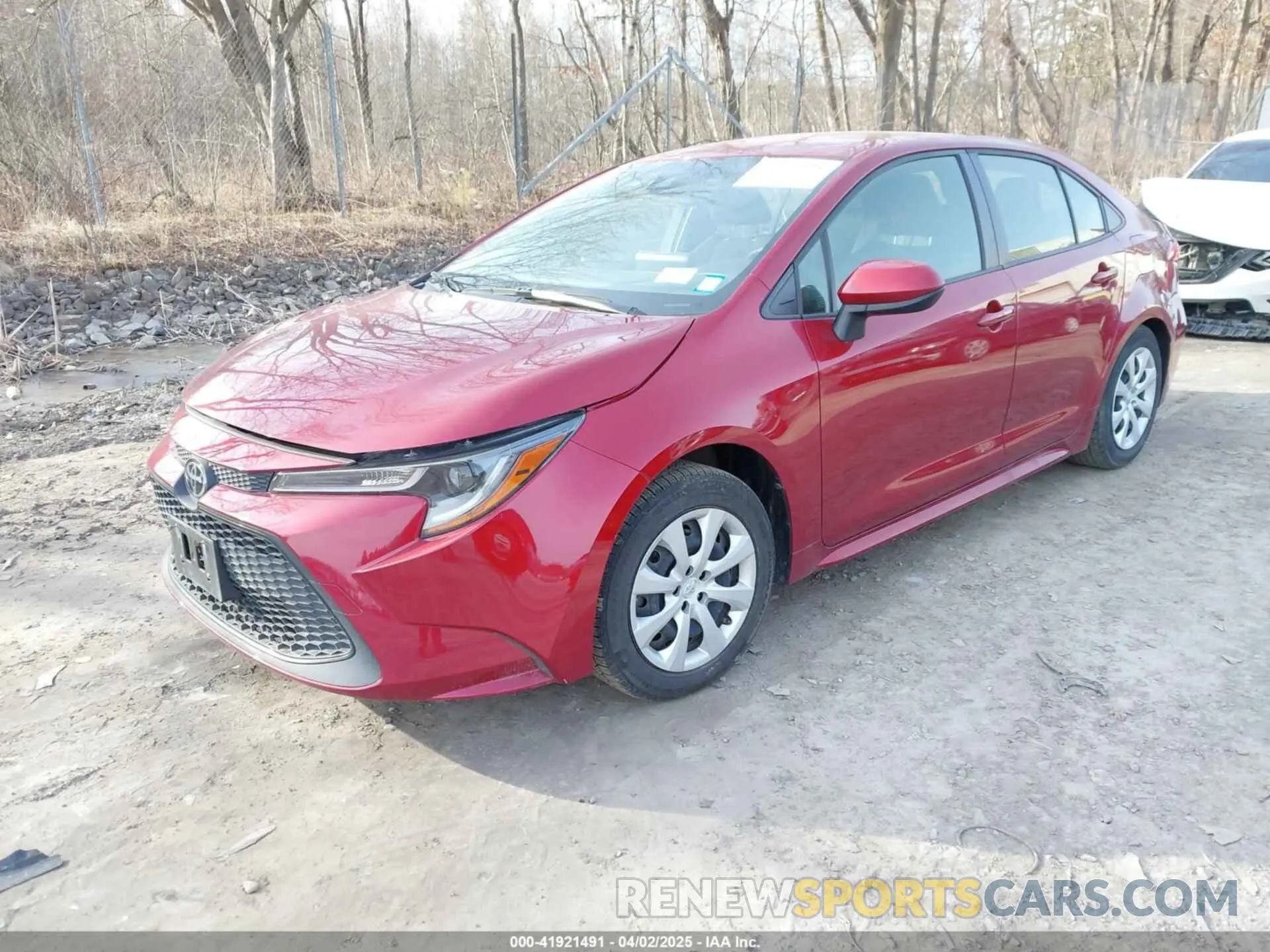 2 fotografías del automóvil dañado JTDEPMAE3NJ214548 TOYOTA COROLLA 2022