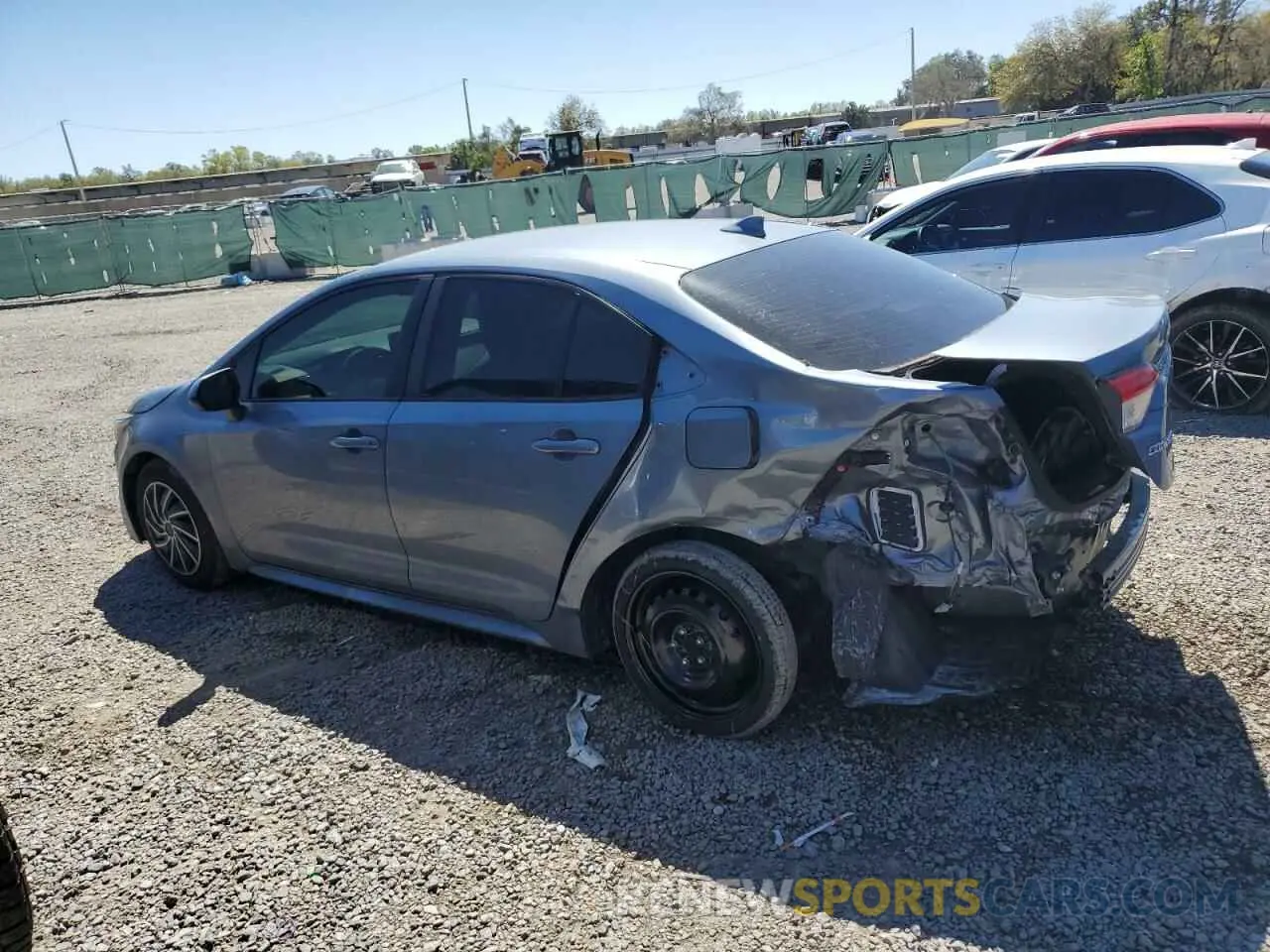 2 fotografías del automóvil dañado JTDEPMAE3NJ214923 TOYOTA COROLLA 2022