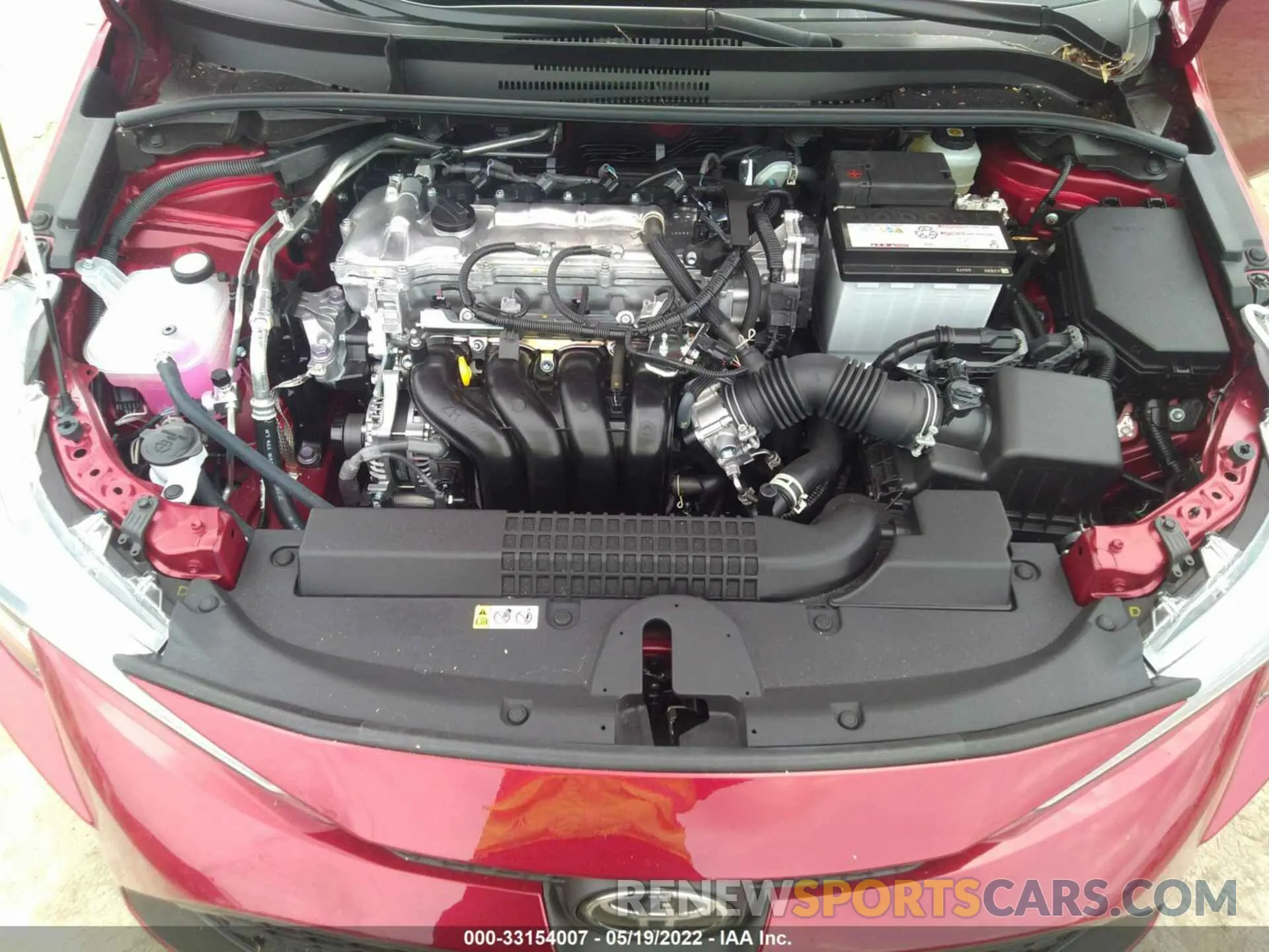 10 fotografías del automóvil dañado JTDEPMAE3NJ217062 TOYOTA COROLLA 2022