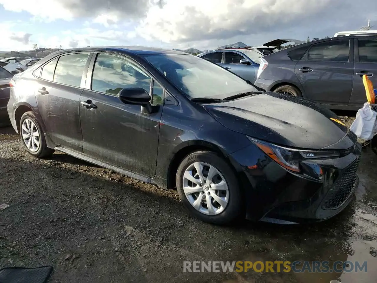 4 fotografías del automóvil dañado JTDEPMAE3NJ217336 TOYOTA COROLLA 2022