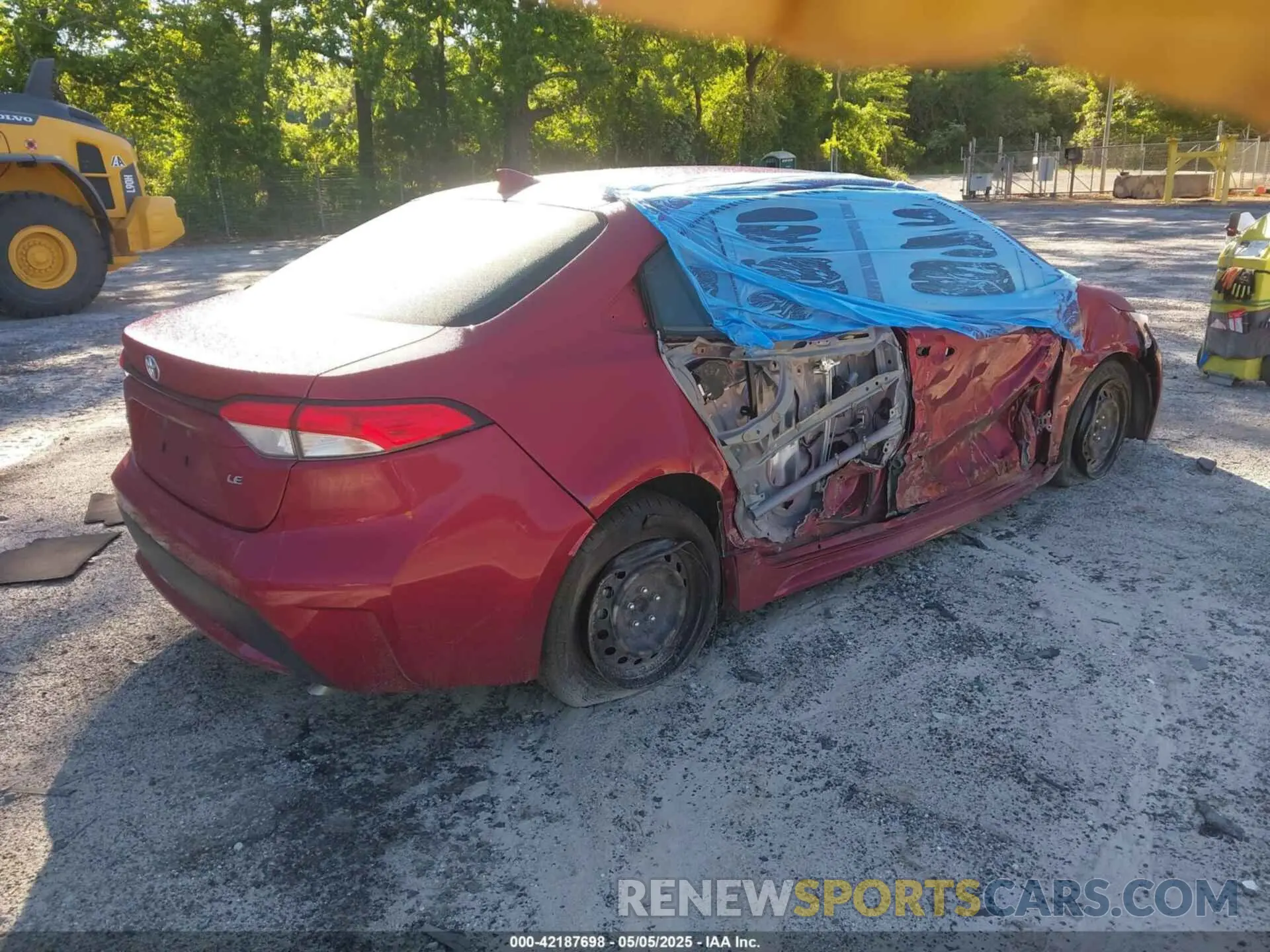 4 fotografías del automóvil dañado JTDEPMAE3NJ219183 TOYOTA COROLLA 2022