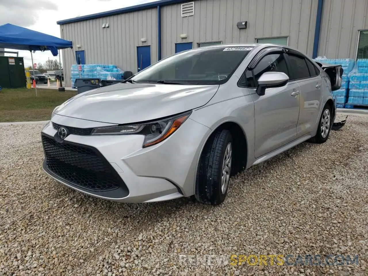 2 fotografías del automóvil dañado JTDEPMAE3NJ229275 TOYOTA COROLLA 2022