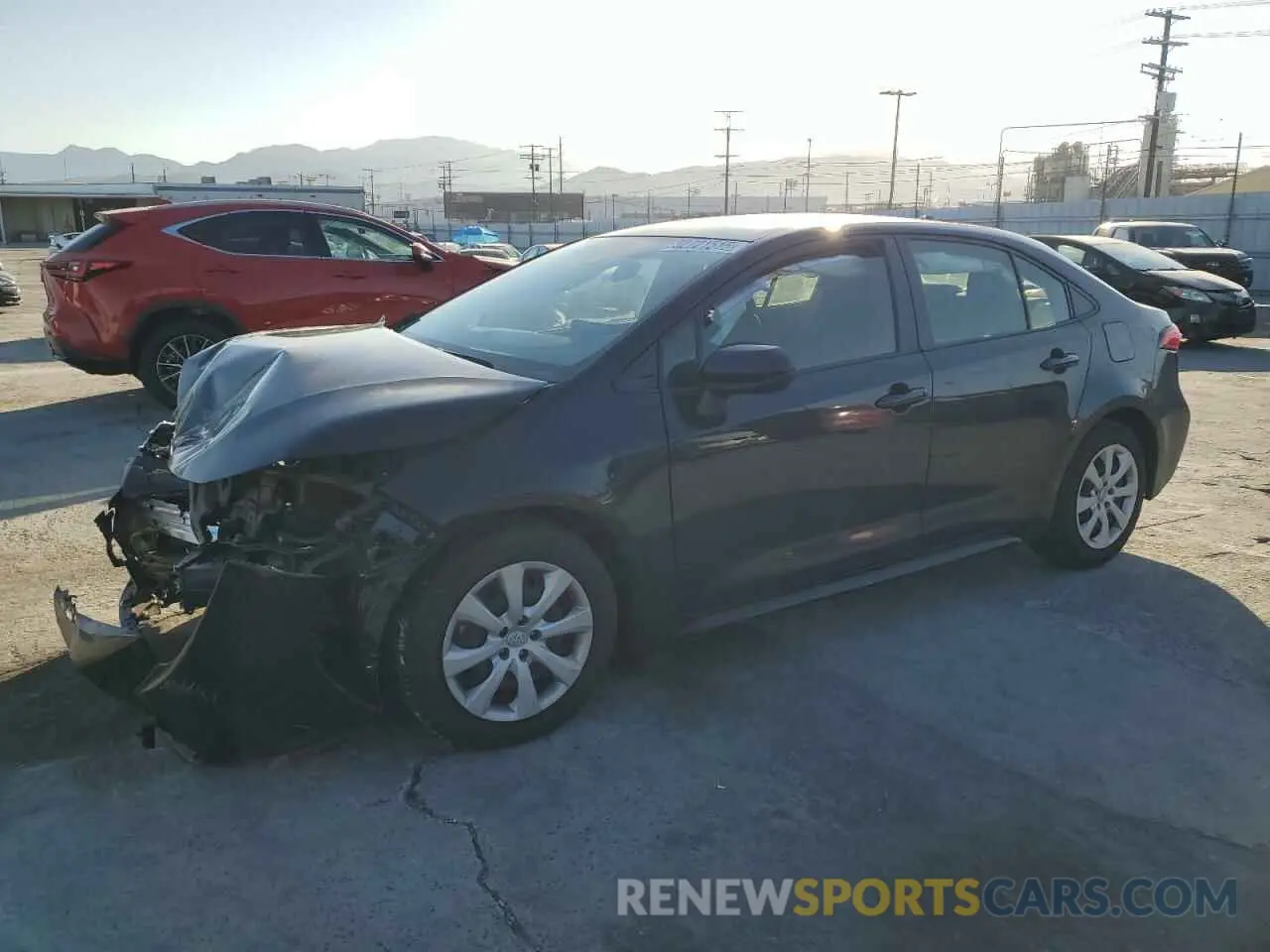 1 fotografías del automóvil dañado JTDEPMAE3NJ231320 TOYOTA COROLLA 2022