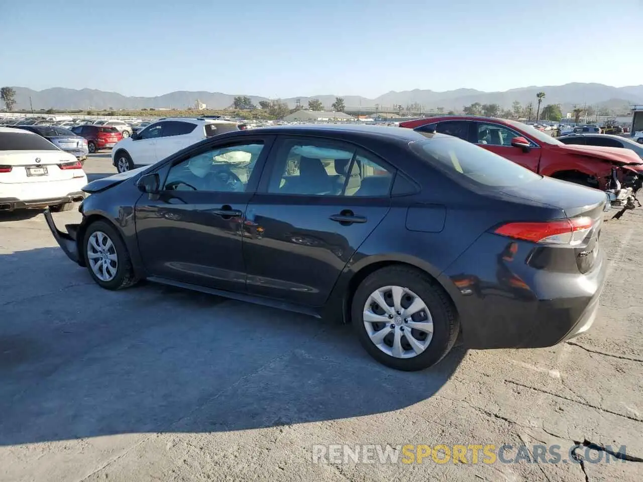 2 fotografías del automóvil dañado JTDEPMAE3NJ231320 TOYOTA COROLLA 2022