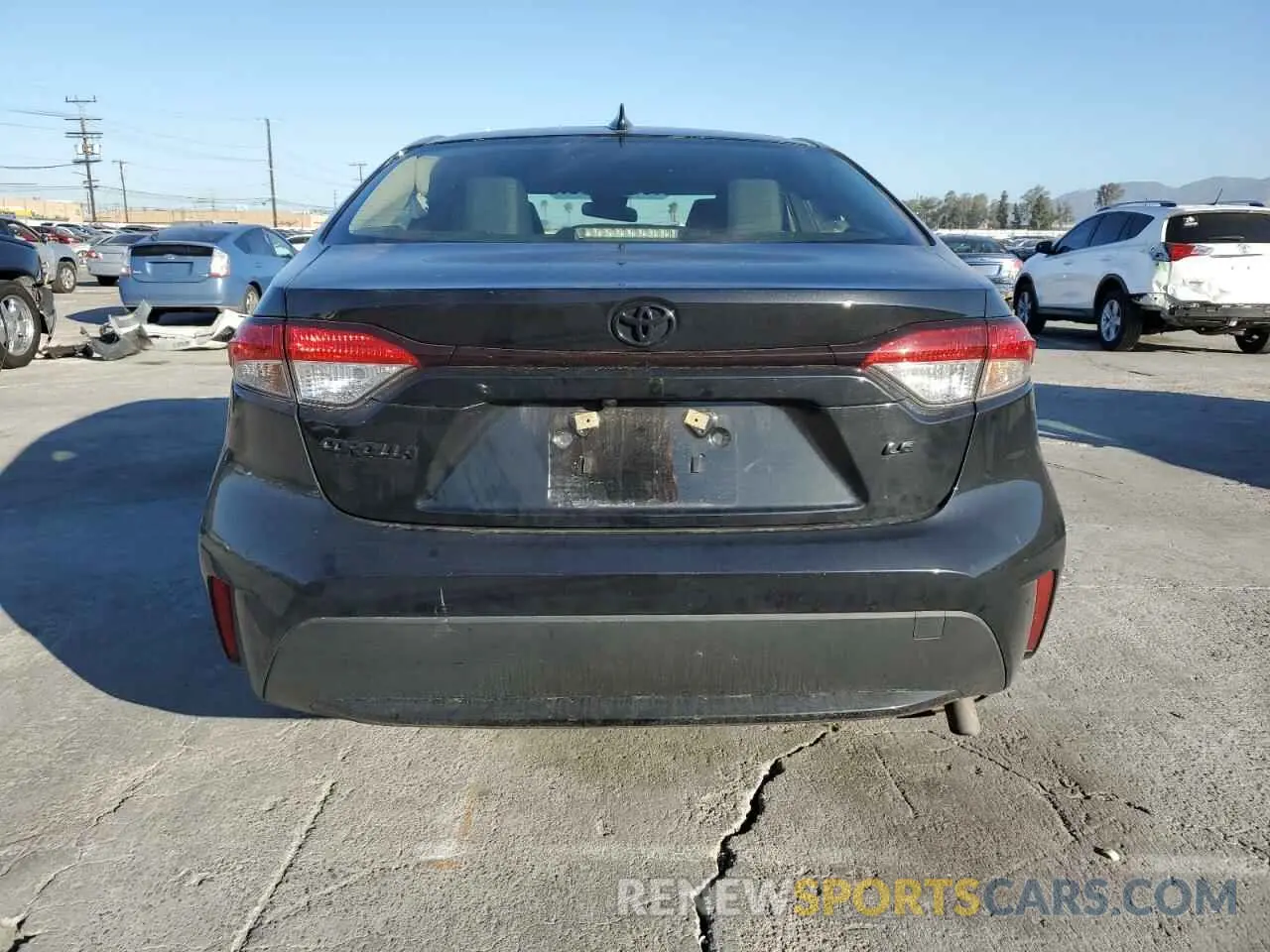 6 fotografías del automóvil dañado JTDEPMAE3NJ231320 TOYOTA COROLLA 2022