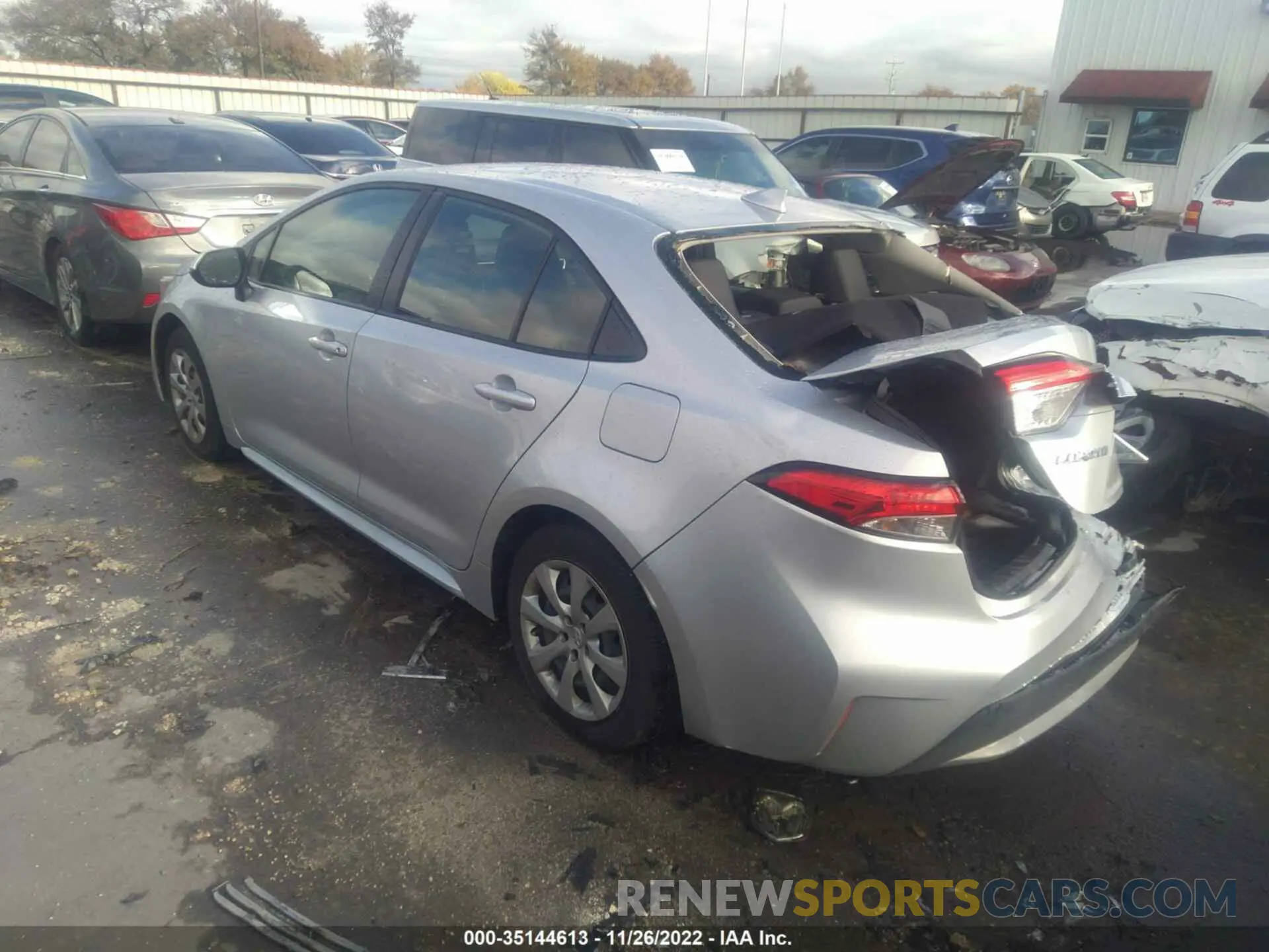 3 fotografías del automóvil dañado JTDEPMAE4N3000592 TOYOTA COROLLA 2022