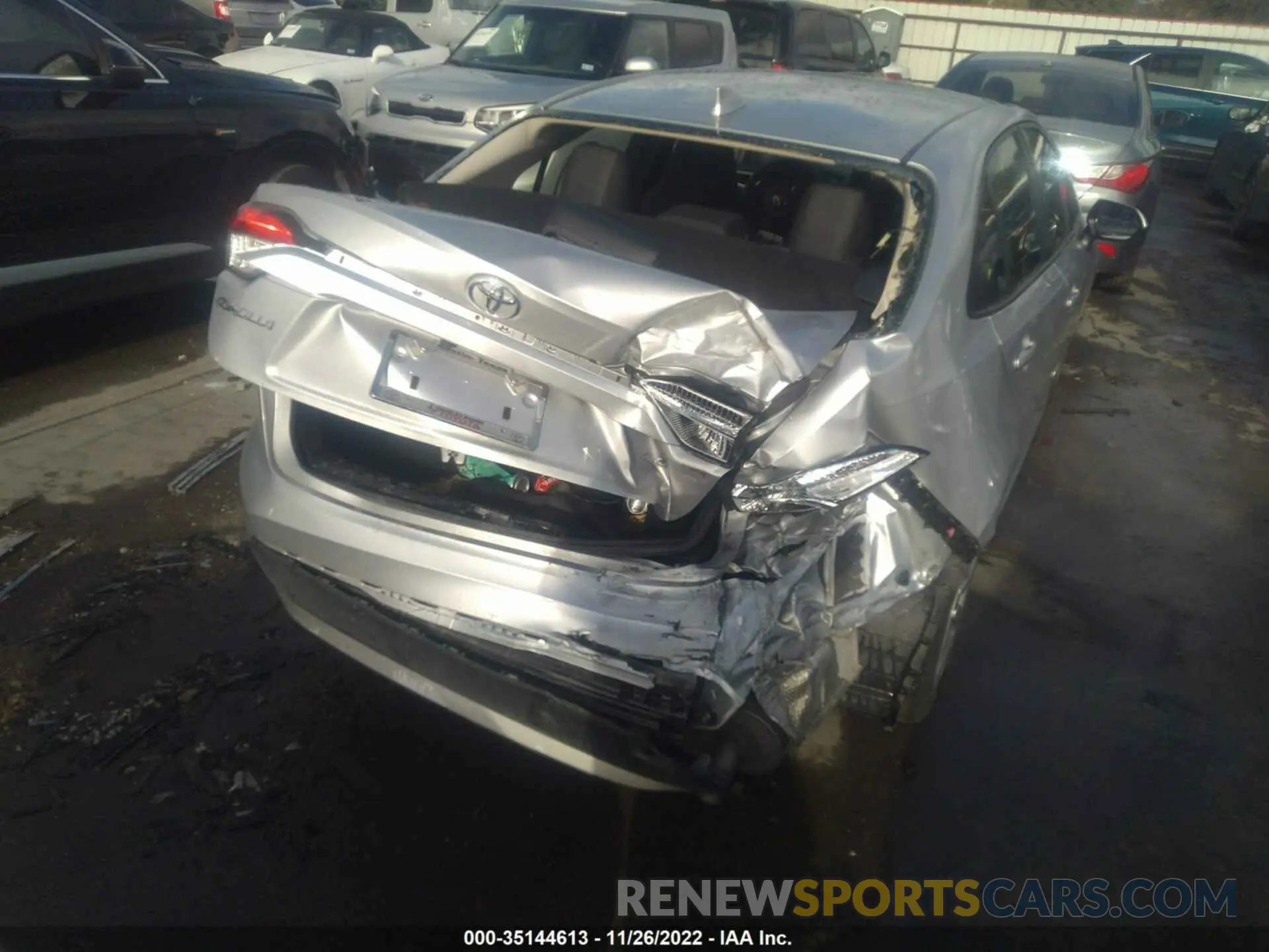 6 fotografías del automóvil dañado JTDEPMAE4N3000592 TOYOTA COROLLA 2022