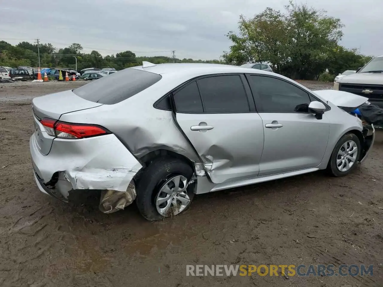 3 fotografías del automóvil dañado JTDEPMAE4N3005159 TOYOTA COROLLA 2022