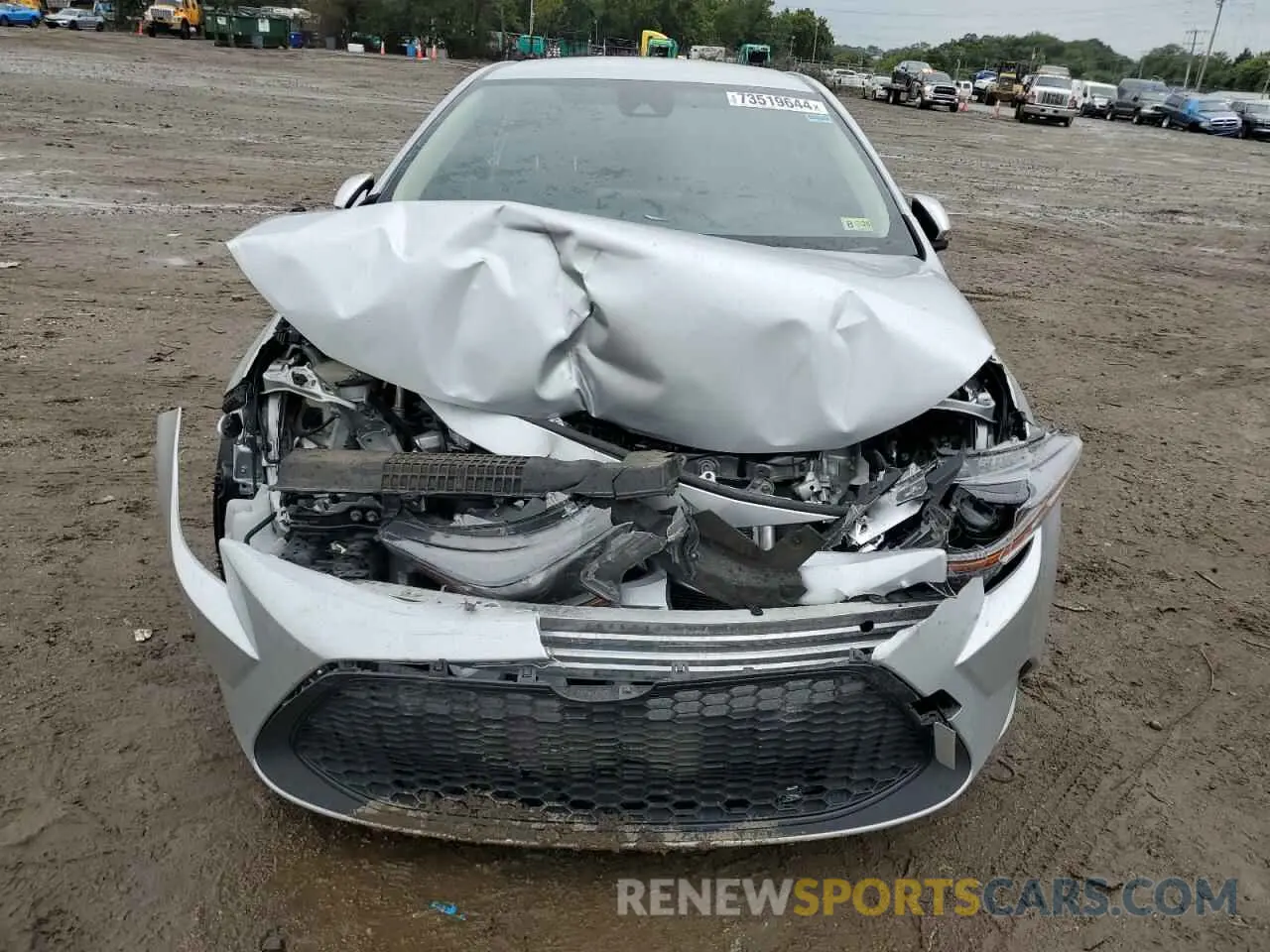 5 fotografías del automóvil dañado JTDEPMAE4N3005159 TOYOTA COROLLA 2022