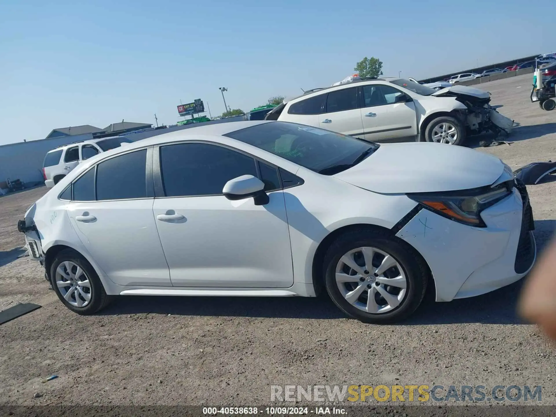 14 fotografías del automóvil dañado JTDEPMAE4N3006408 TOYOTA COROLLA 2022