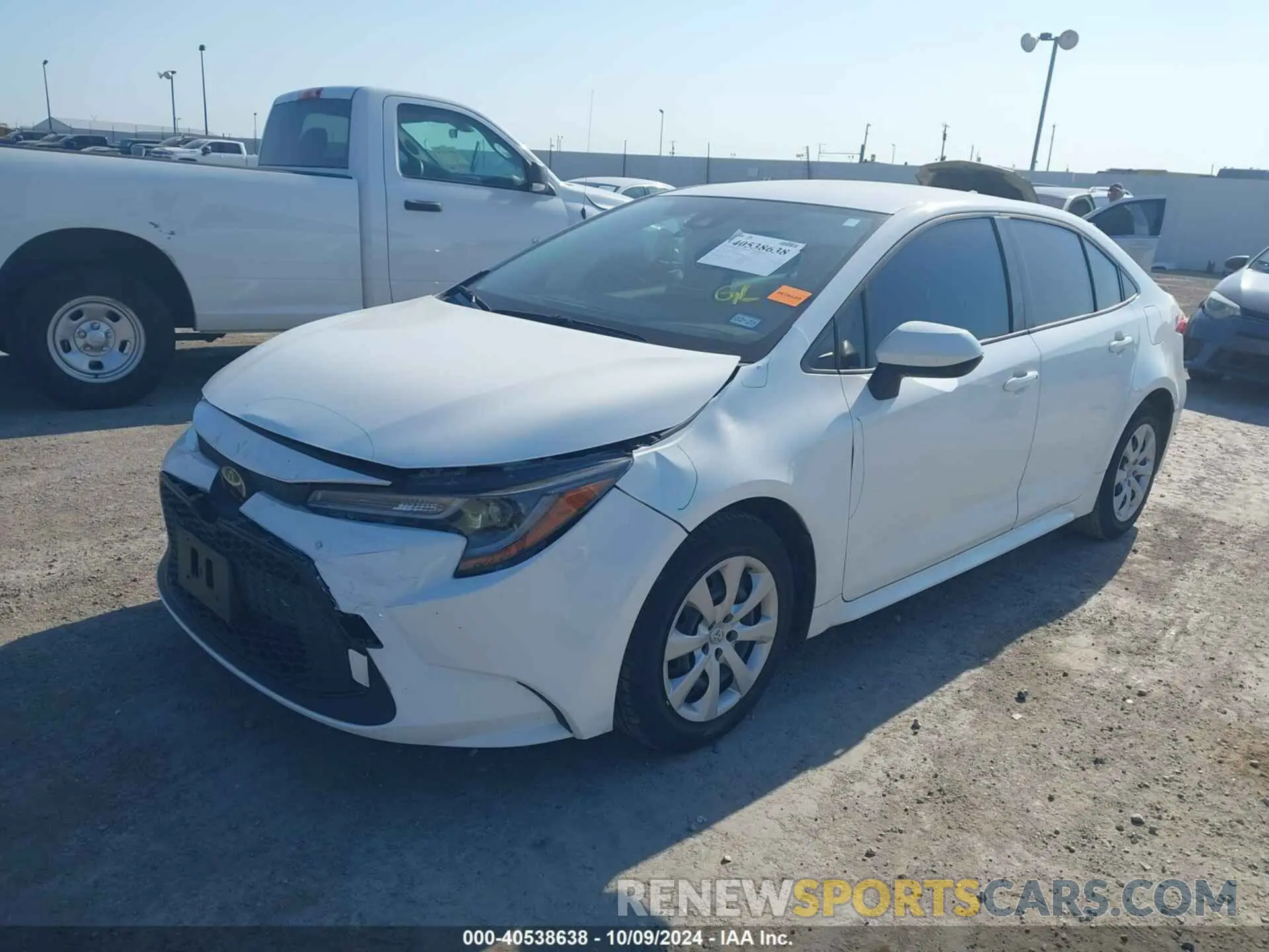 2 fotografías del automóvil dañado JTDEPMAE4N3006408 TOYOTA COROLLA 2022