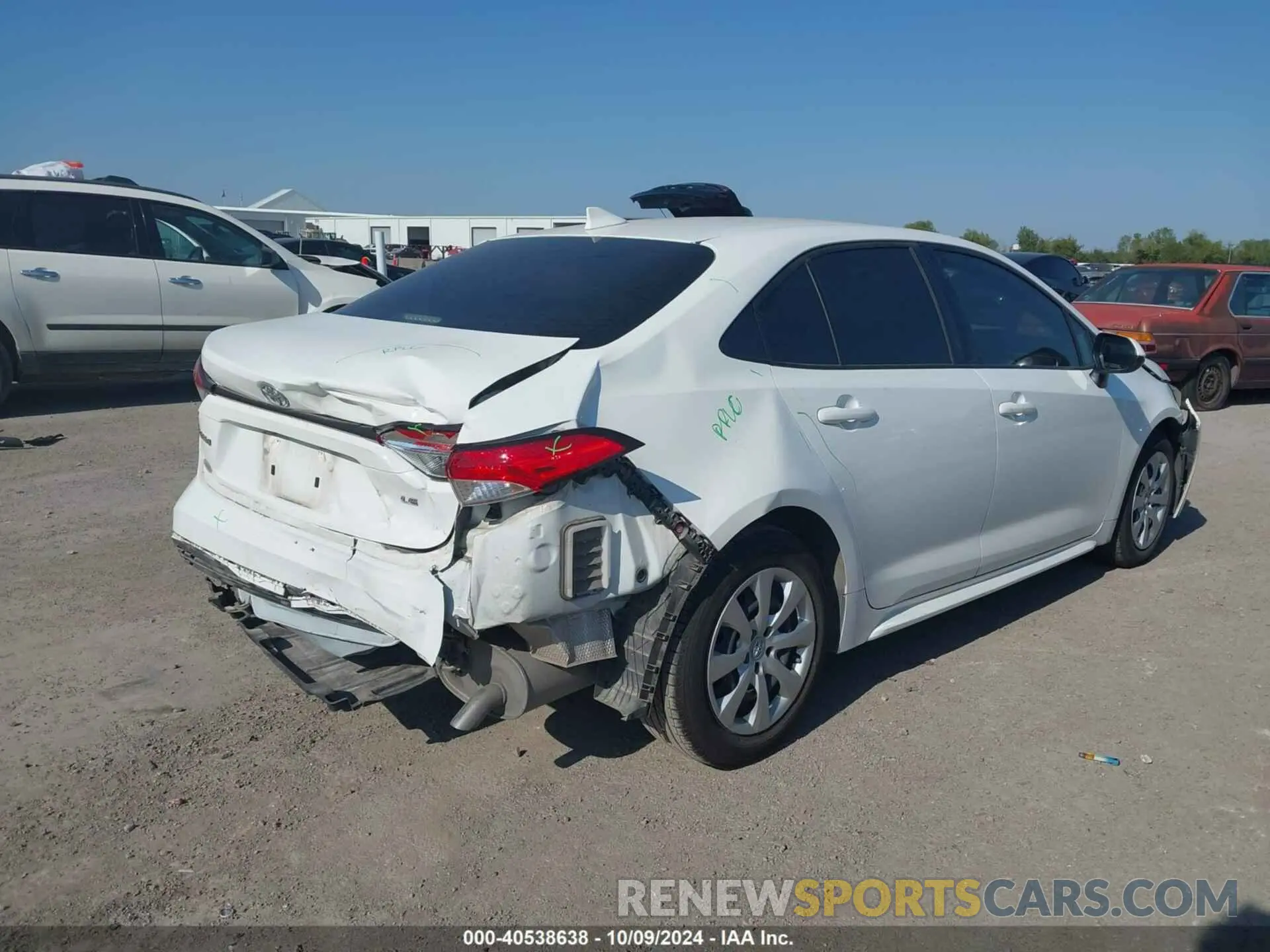 4 fotografías del automóvil dañado JTDEPMAE4N3006408 TOYOTA COROLLA 2022