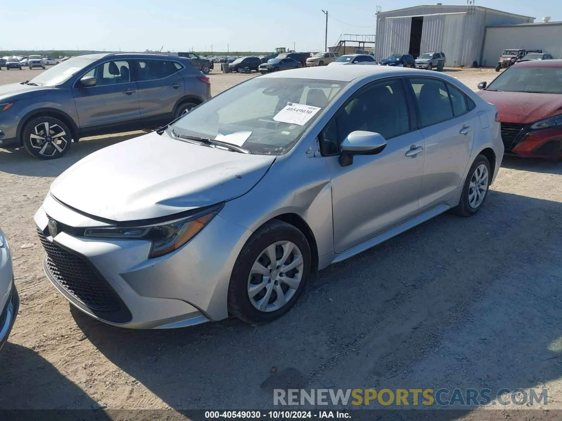 2 fotografías del automóvil dañado JTDEPMAE4N3020647 TOYOTA COROLLA 2022