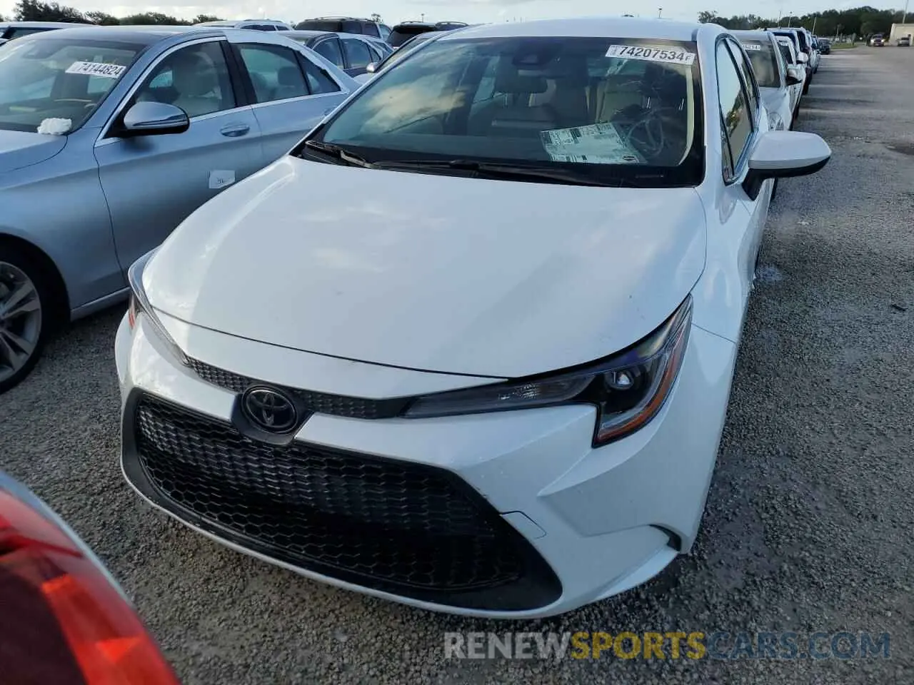 5 fotografías del automóvil dañado JTDEPMAE4N3022687 TOYOTA COROLLA 2022