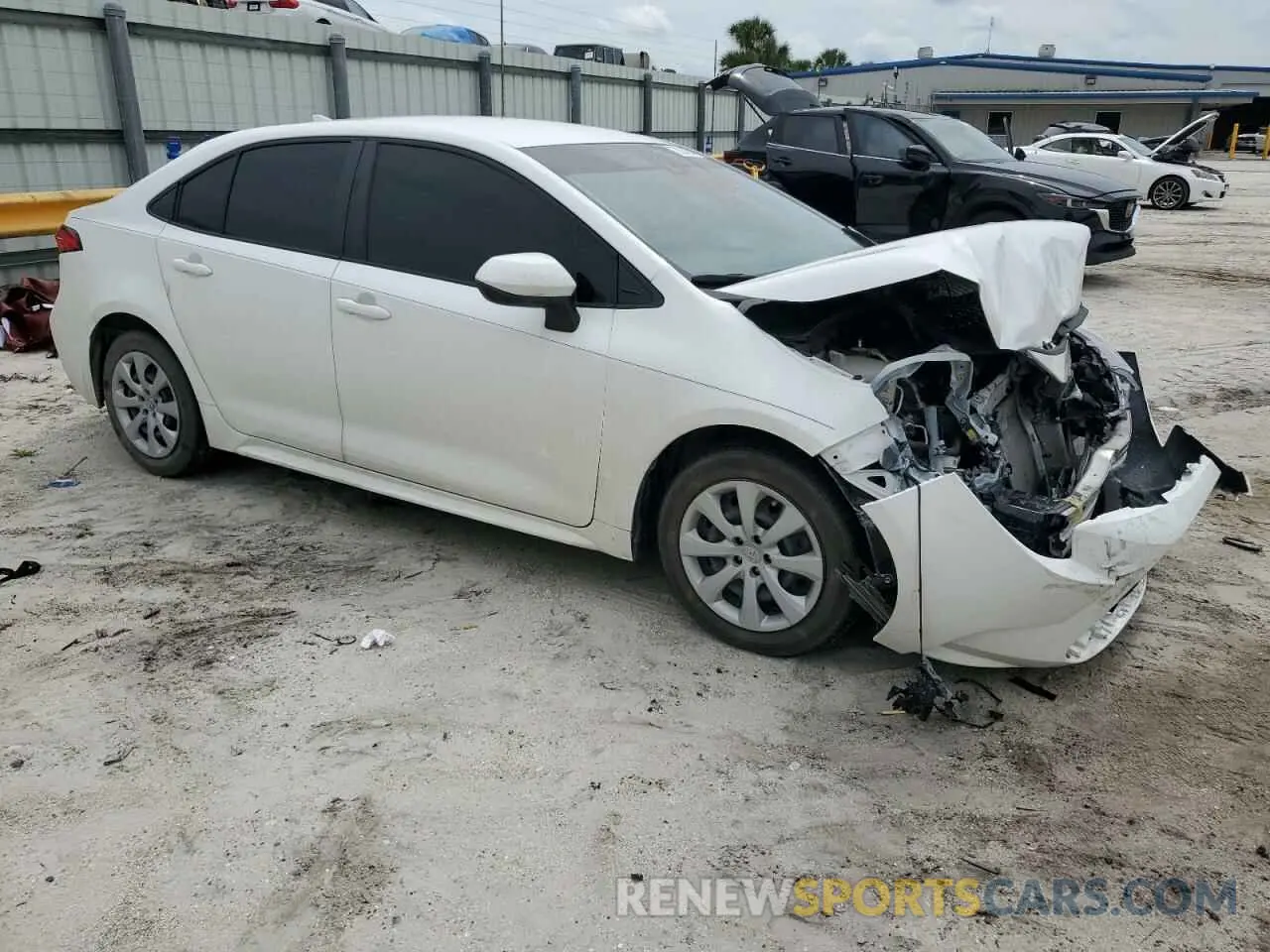 4 fotografías del automóvil dañado JTDEPMAE4N3024200 TOYOTA COROLLA 2022
