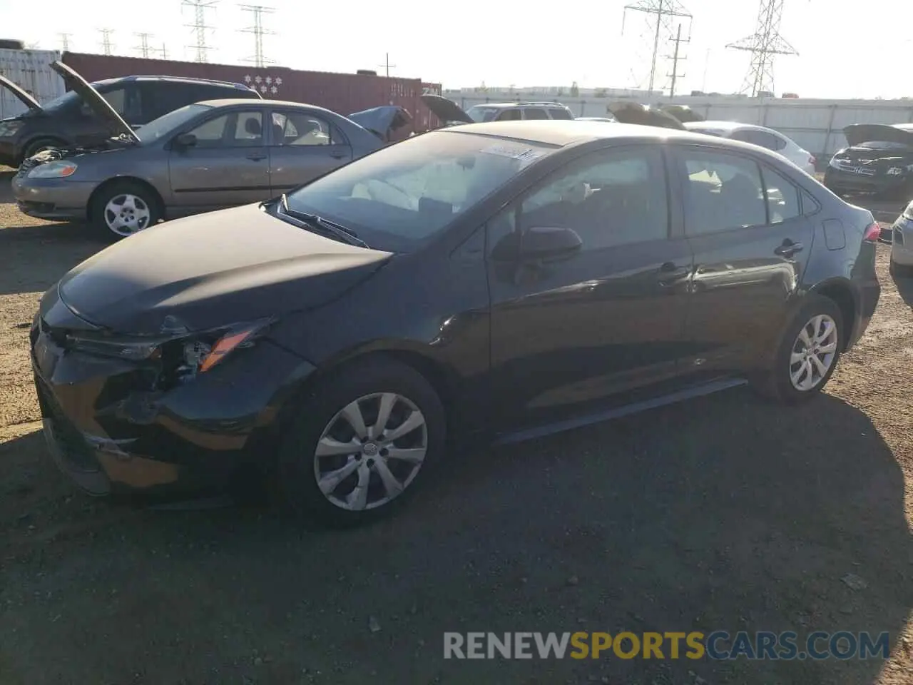 1 fotografías del automóvil dañado JTDEPMAE4NJ192656 TOYOTA COROLLA 2022