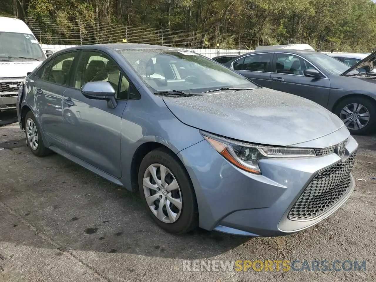 4 fotografías del automóvil dañado JTDEPMAE4NJ194861 TOYOTA COROLLA 2022