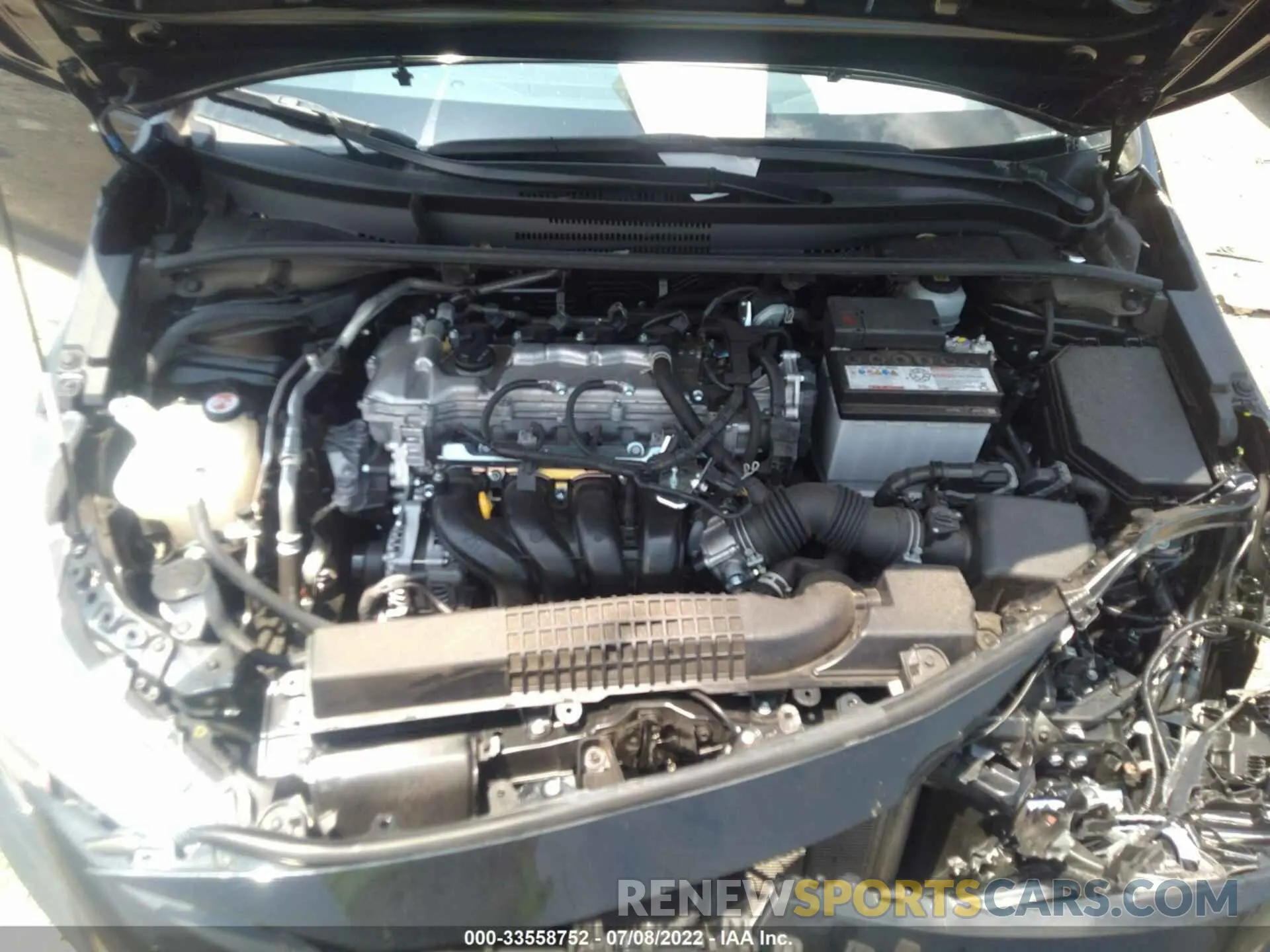 10 fotografías del automóvil dañado JTDEPMAE4NJ211304 TOYOTA COROLLA 2022