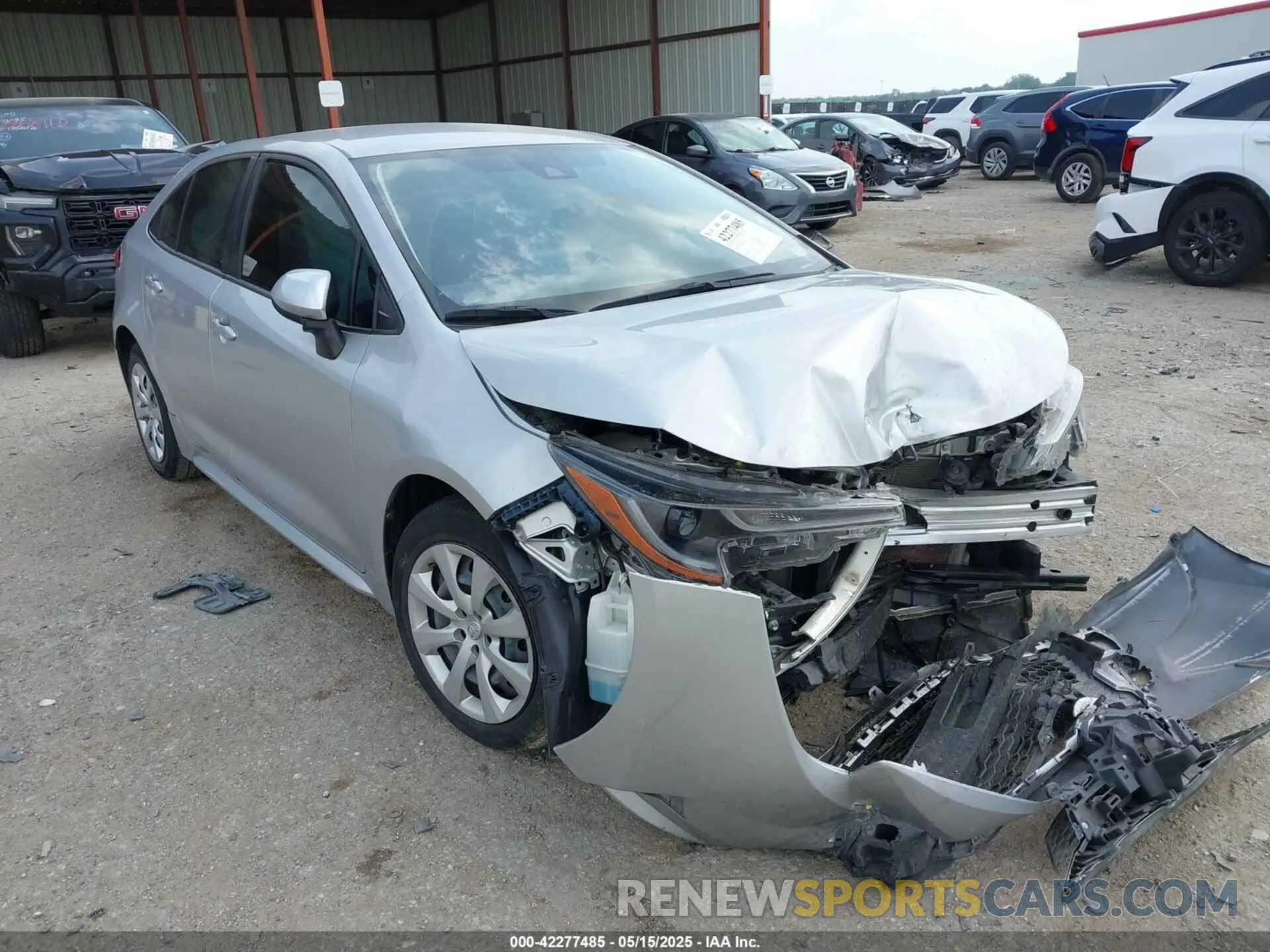 1 fotografías del automóvil dañado JTDEPMAE4NJ211710 TOYOTA COROLLA 2022