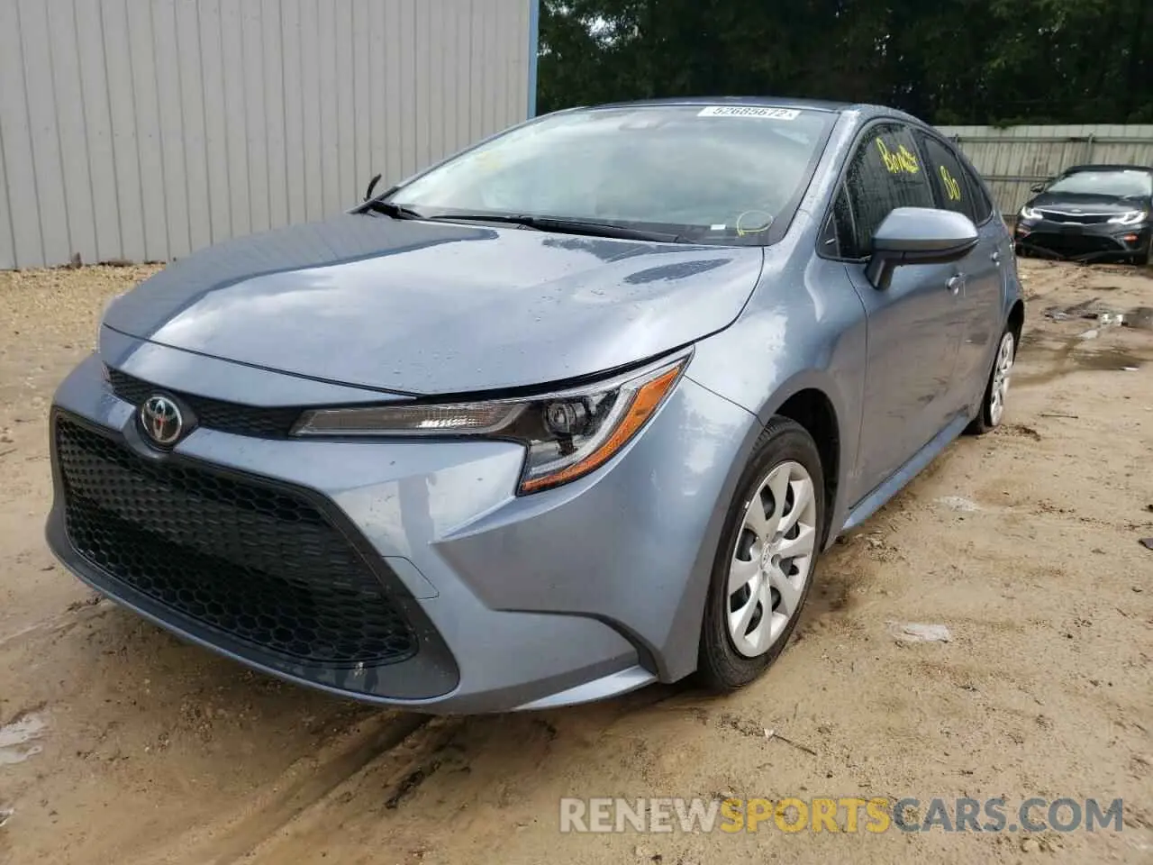 2 fotografías del automóvil dañado JTDEPMAE4NJ214851 TOYOTA COROLLA 2022