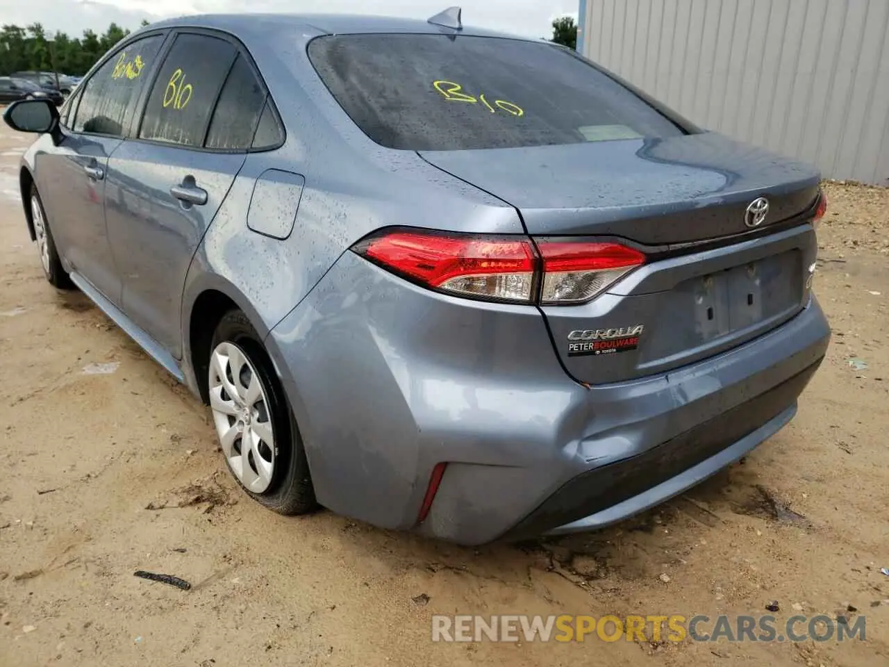 3 fotografías del automóvil dañado JTDEPMAE4NJ214851 TOYOTA COROLLA 2022