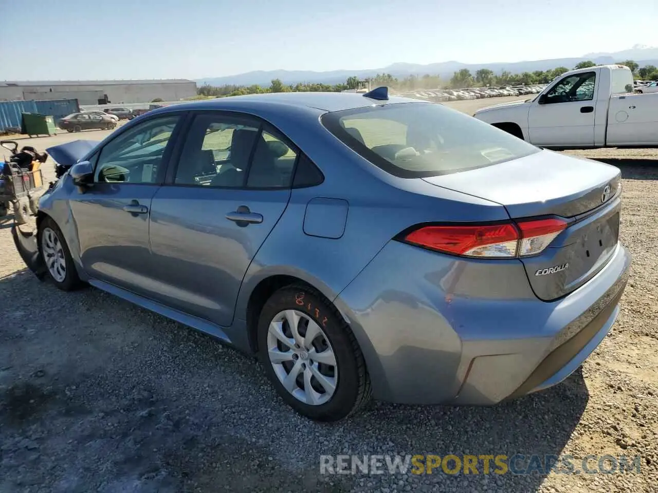 2 fotografías del automóvil dañado JTDEPMAE4NJ221069 TOYOTA COROLLA 2022