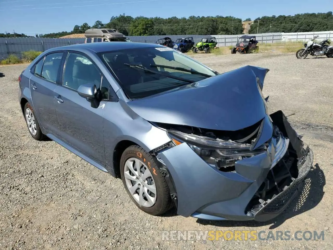 4 fotografías del automóvil dañado JTDEPMAE4NJ221069 TOYOTA COROLLA 2022