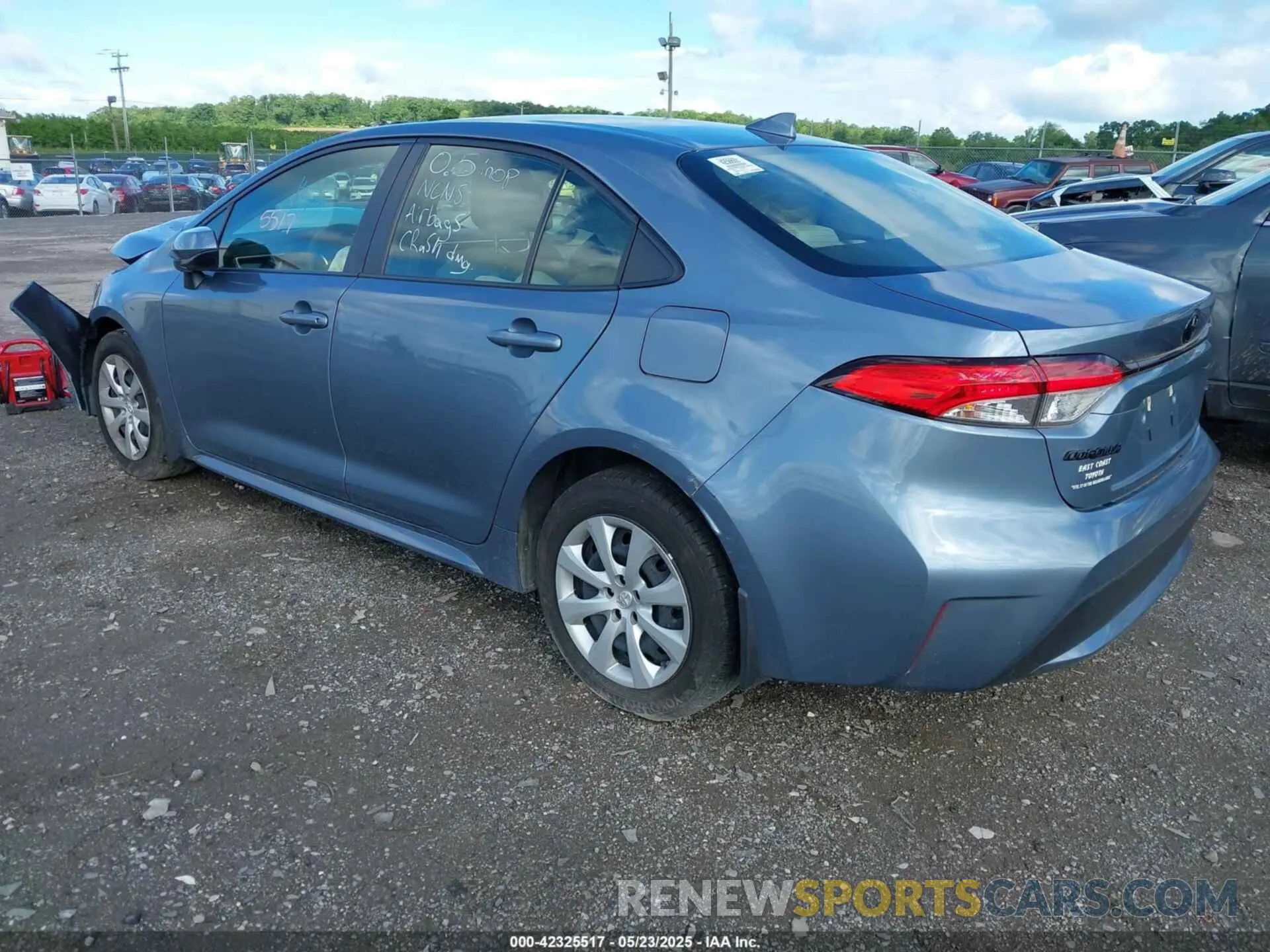 3 fotografías del automóvil dañado JTDEPMAE4NJ230564 TOYOTA COROLLA 2022