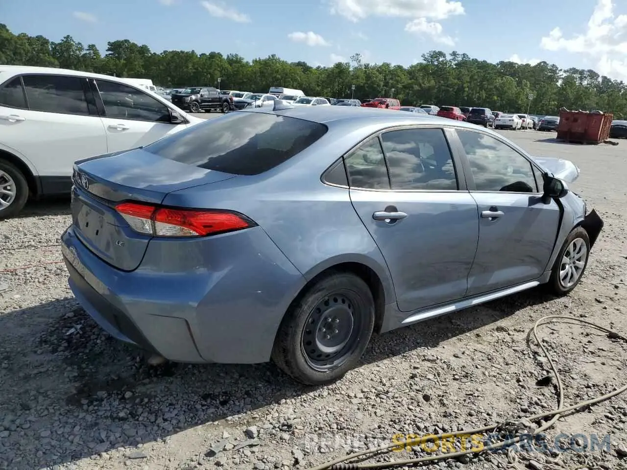3 fotografías del automóvil dañado JTDEPMAE5N3015053 TOYOTA COROLLA 2022