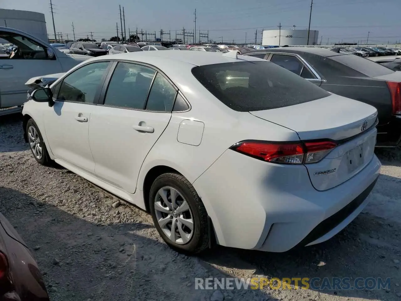2 fotografías del automóvil dañado JTDEPMAE5N3017742 TOYOTA COROLLA 2022