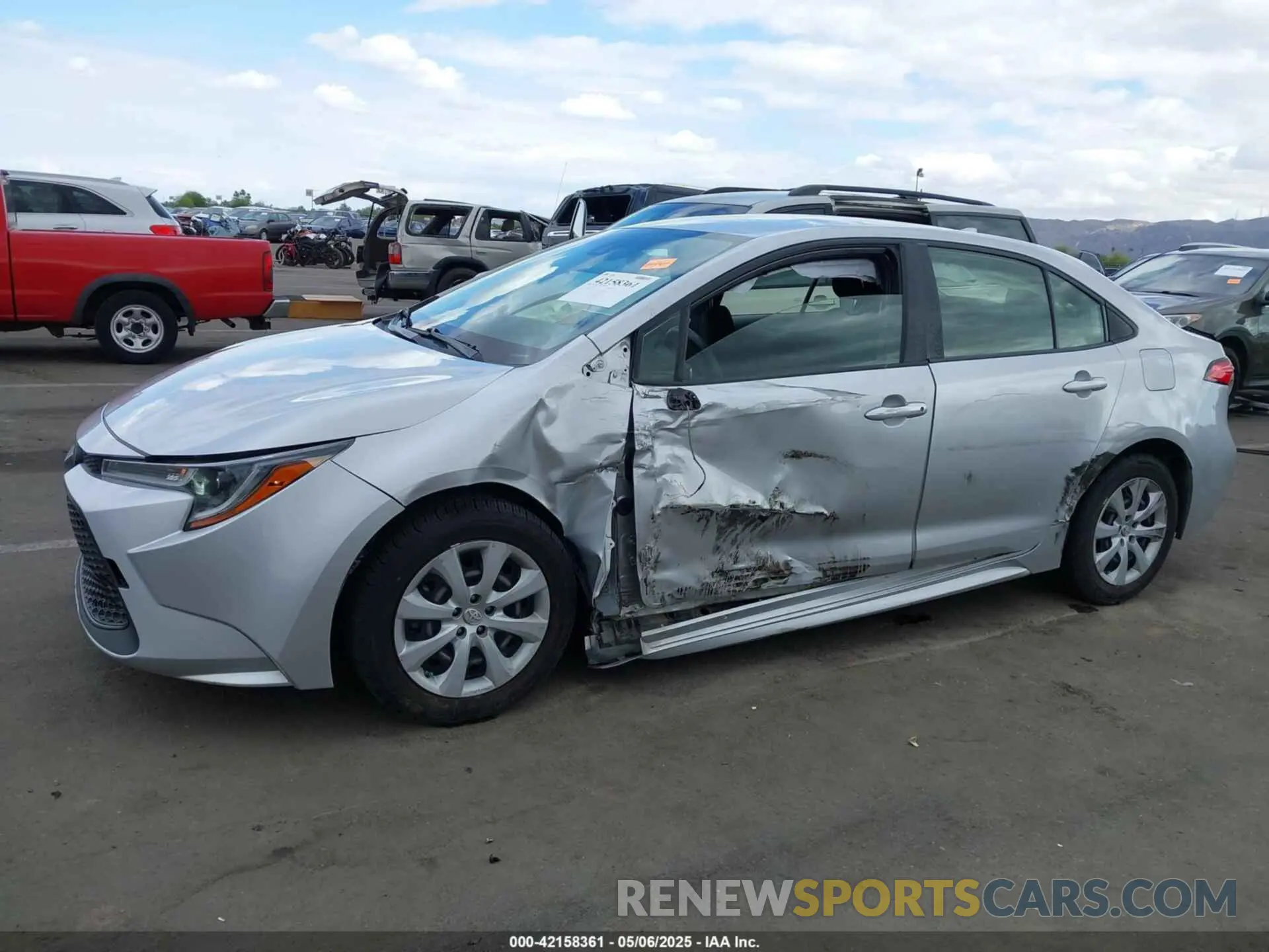 6 fotografías del automóvil dañado JTDEPMAE5N3018731 TOYOTA COROLLA 2022