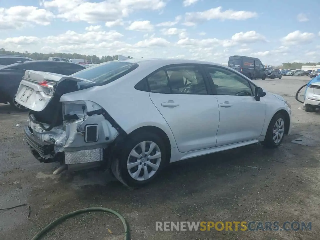 3 fotografías del automóvil dañado JTDEPMAE5N3025677 TOYOTA COROLLA 2022