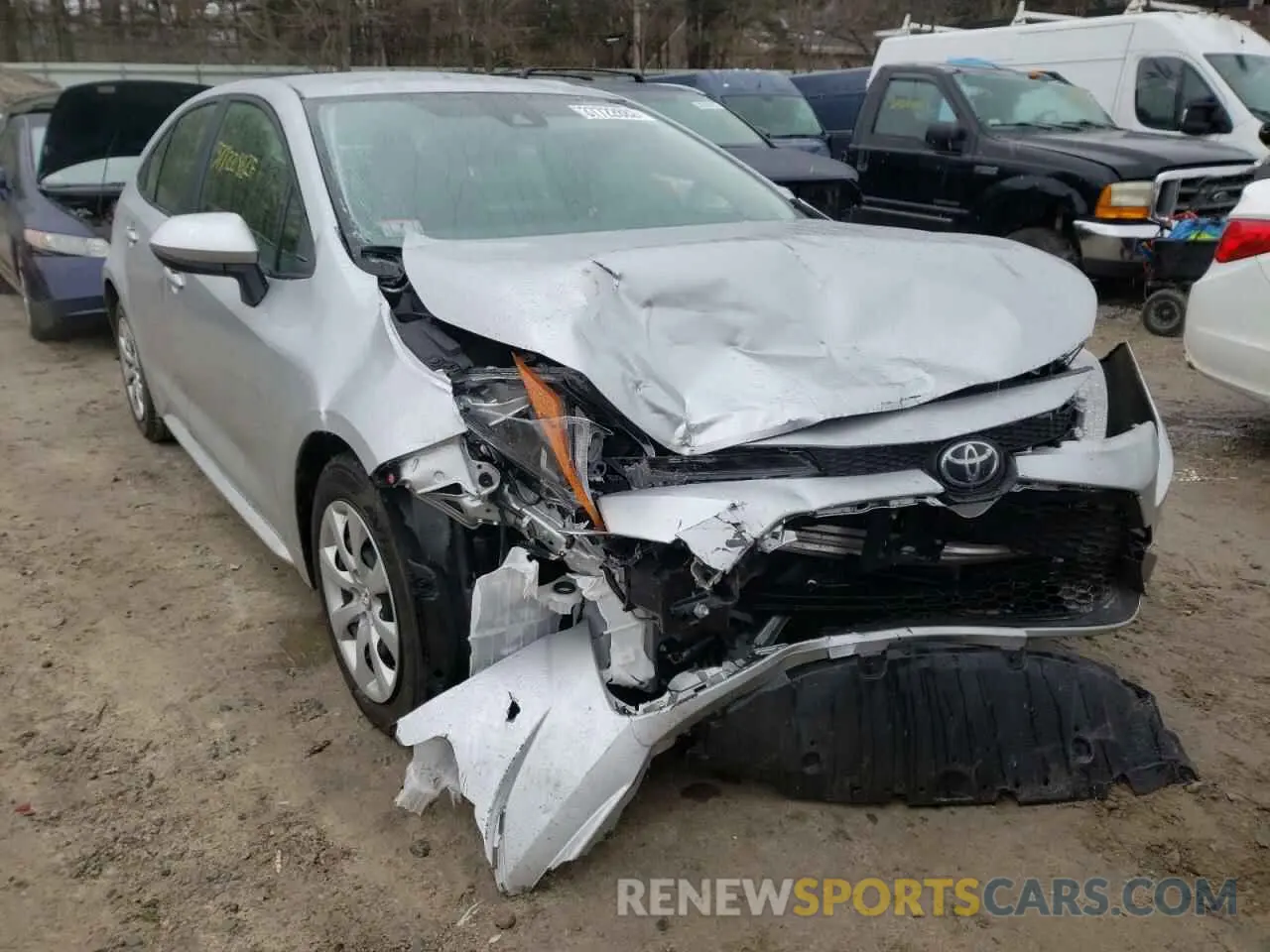 1 fotografías del automóvil dañado JTDEPMAE5NJ190429 TOYOTA COROLLA 2022