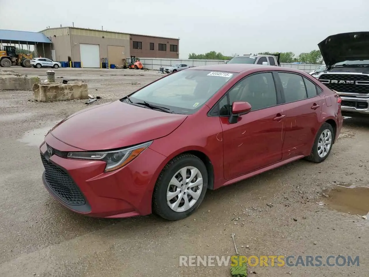 1 fotografías del automóvil dañado JTDEPMAE5NJ196716 TOYOTA COROLLA 2022