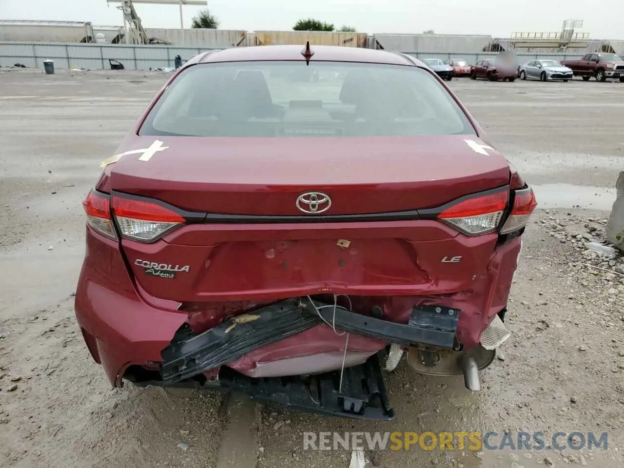 6 fotografías del automóvil dañado JTDEPMAE5NJ196716 TOYOTA COROLLA 2022