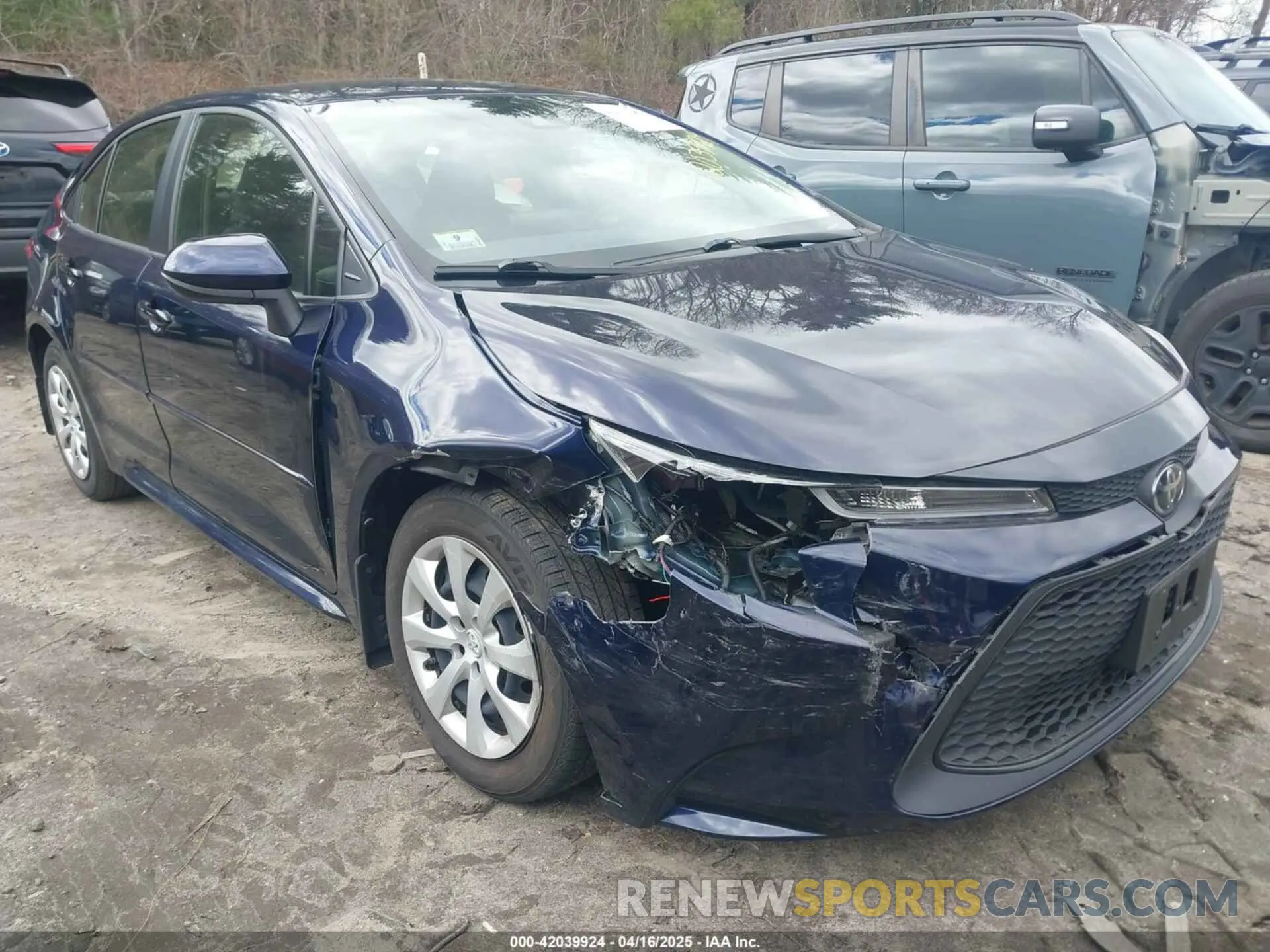 1 fotografías del automóvil dañado JTDEPMAE5NJ198983 TOYOTA COROLLA 2022