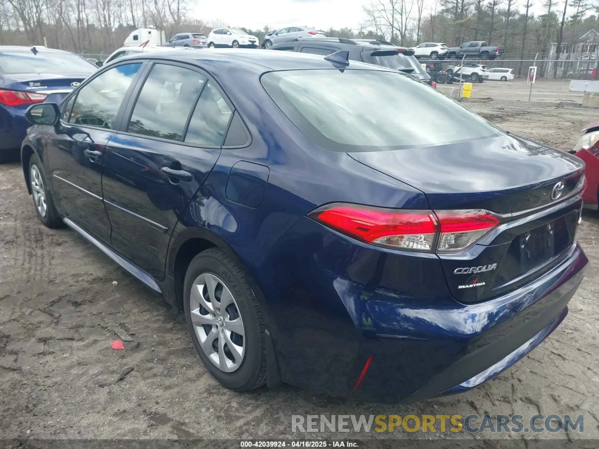 3 fotografías del automóvil dañado JTDEPMAE5NJ198983 TOYOTA COROLLA 2022