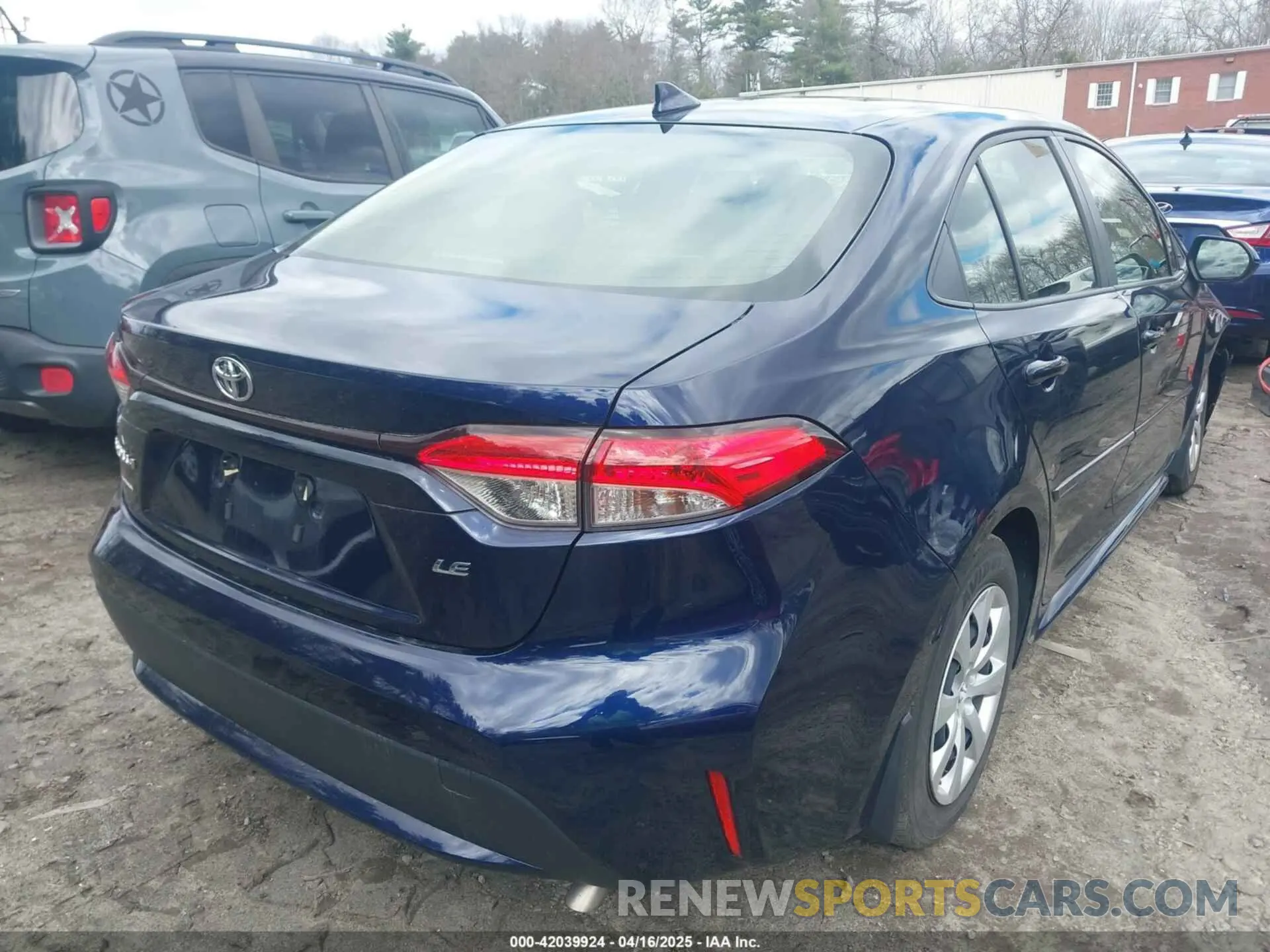 4 fotografías del automóvil dañado JTDEPMAE5NJ198983 TOYOTA COROLLA 2022