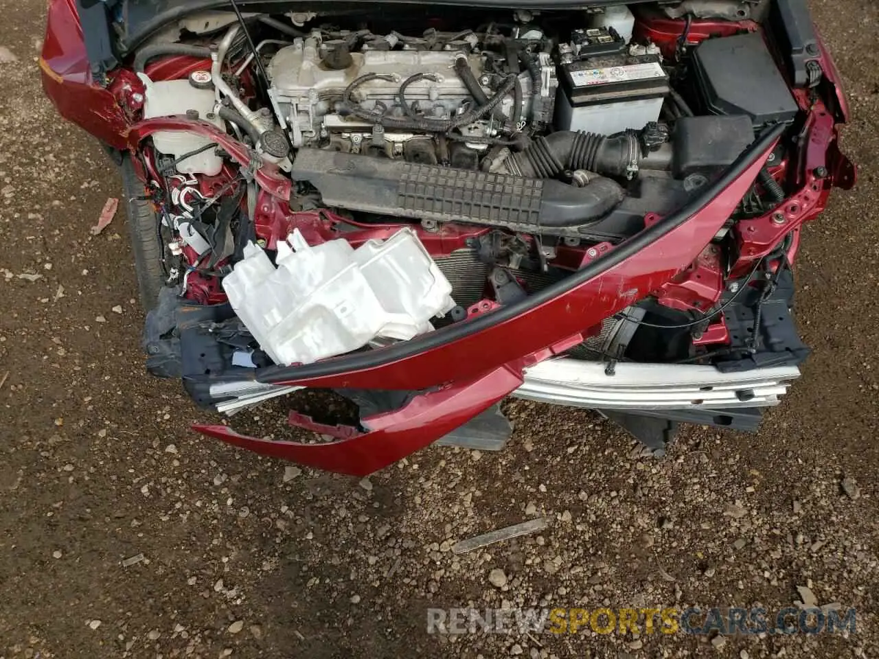11 fotografías del automóvil dañado JTDEPMAE5NJ199096 TOYOTA COROLLA 2022
