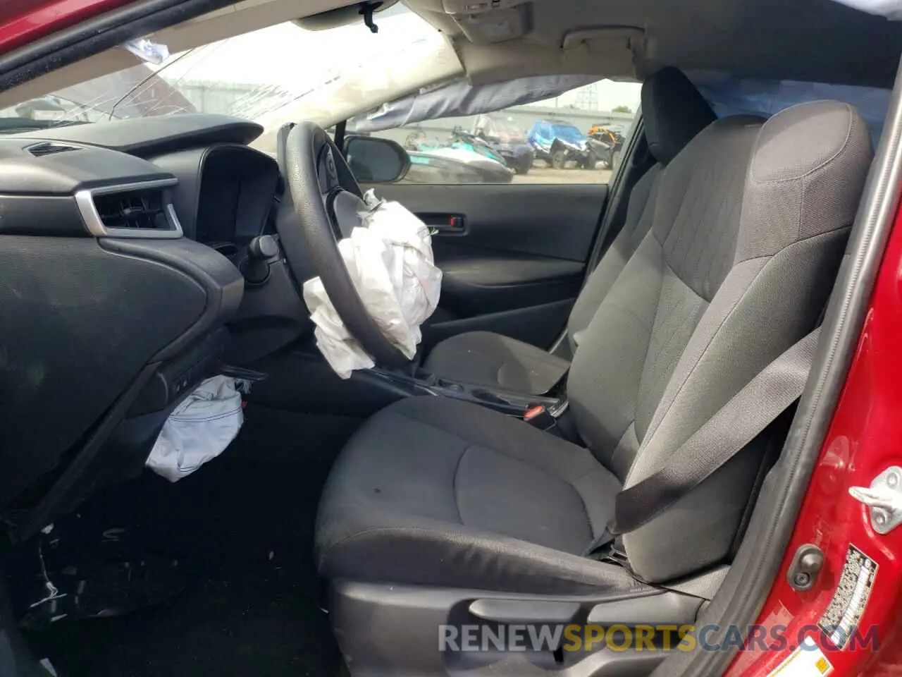 7 fotografías del automóvil dañado JTDEPMAE5NJ199096 TOYOTA COROLLA 2022