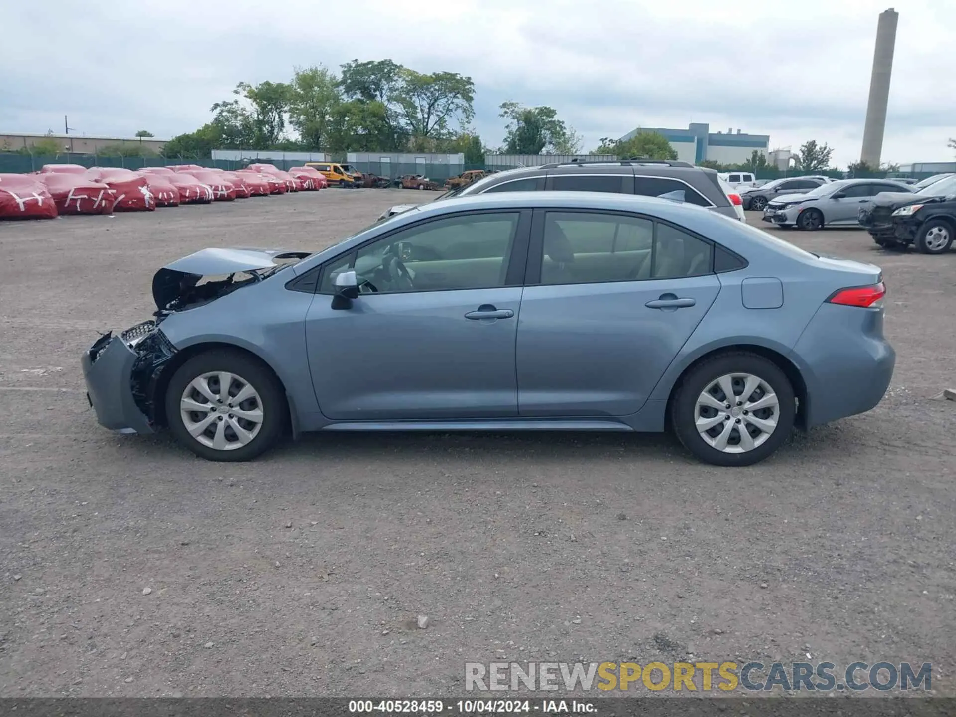 14 fotografías del automóvil dañado JTDEPMAE5NJ199809 TOYOTA COROLLA 2022