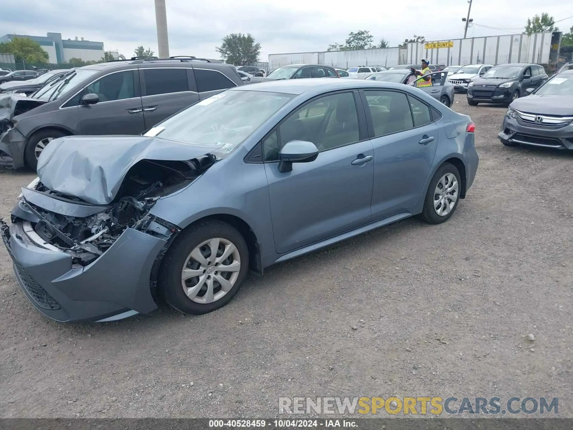 2 fotografías del automóvil dañado JTDEPMAE5NJ199809 TOYOTA COROLLA 2022
