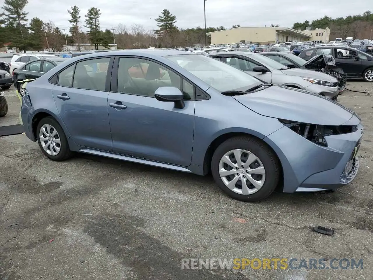 4 fotografías del automóvil dañado JTDEPMAE5NJ213370 TOYOTA COROLLA 2022