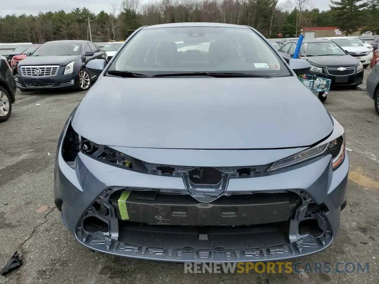 5 fotografías del automóvil dañado JTDEPMAE5NJ213370 TOYOTA COROLLA 2022