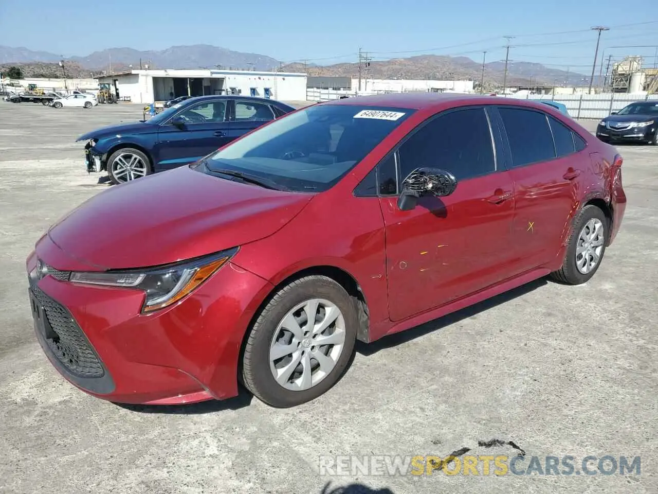 1 fotografías del automóvil dañado JTDEPMAE5NJ232467 TOYOTA COROLLA 2022