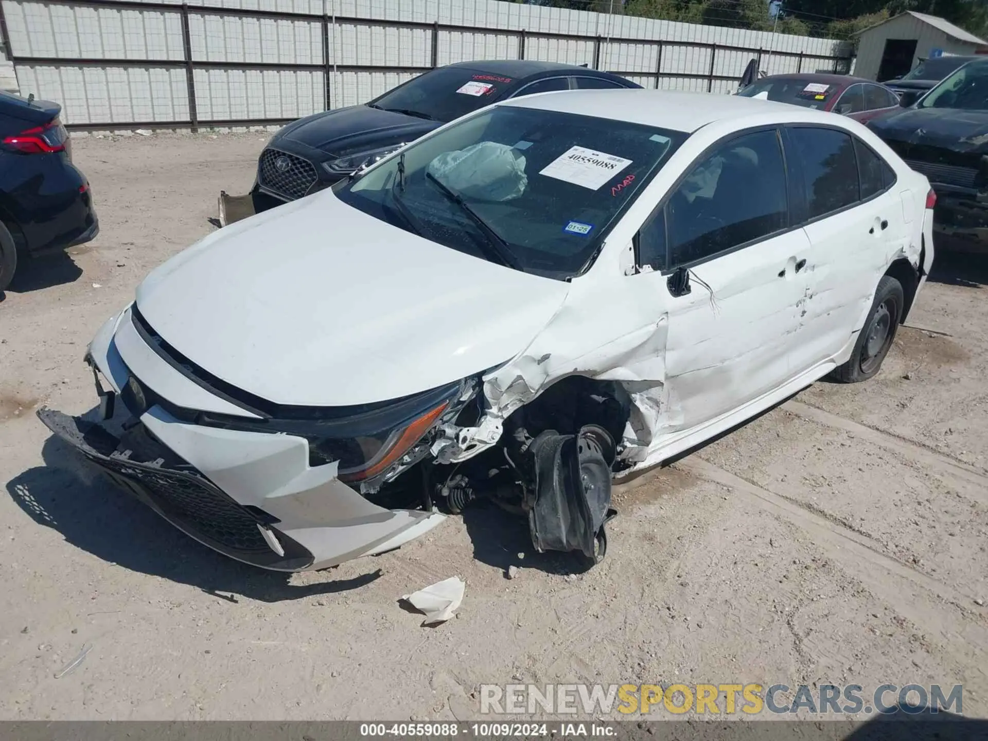 2 fotografías del automóvil dañado JTDEPMAE6N3006846 TOYOTA COROLLA 2022