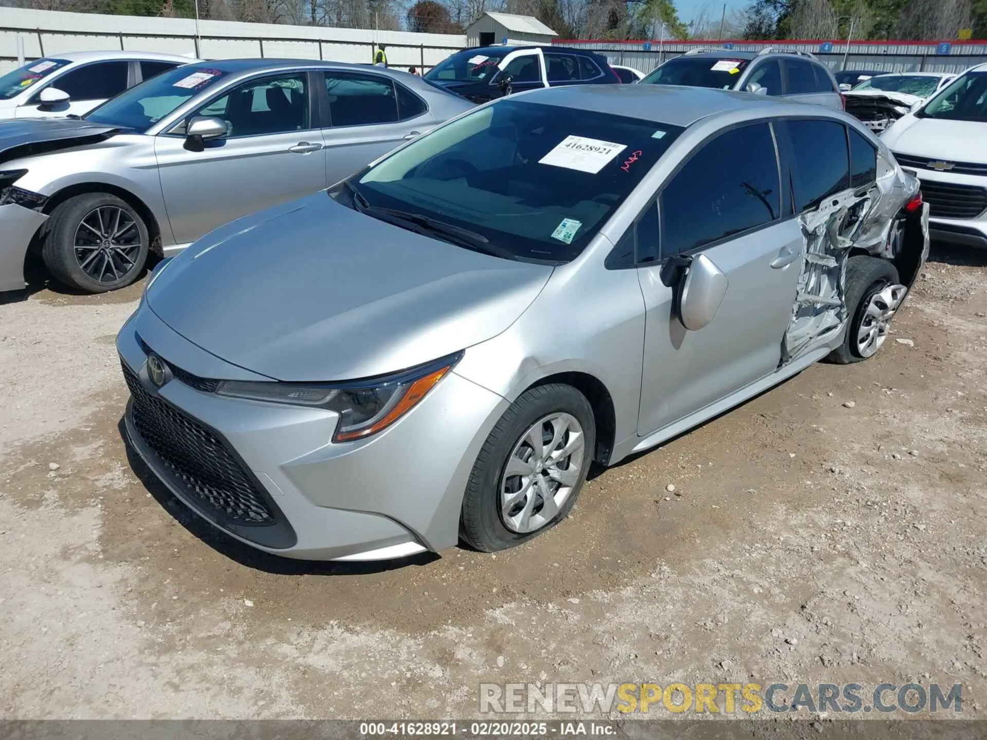 2 fotografías del automóvil dañado JTDEPMAE6N3014123 TOYOTA COROLLA 2022