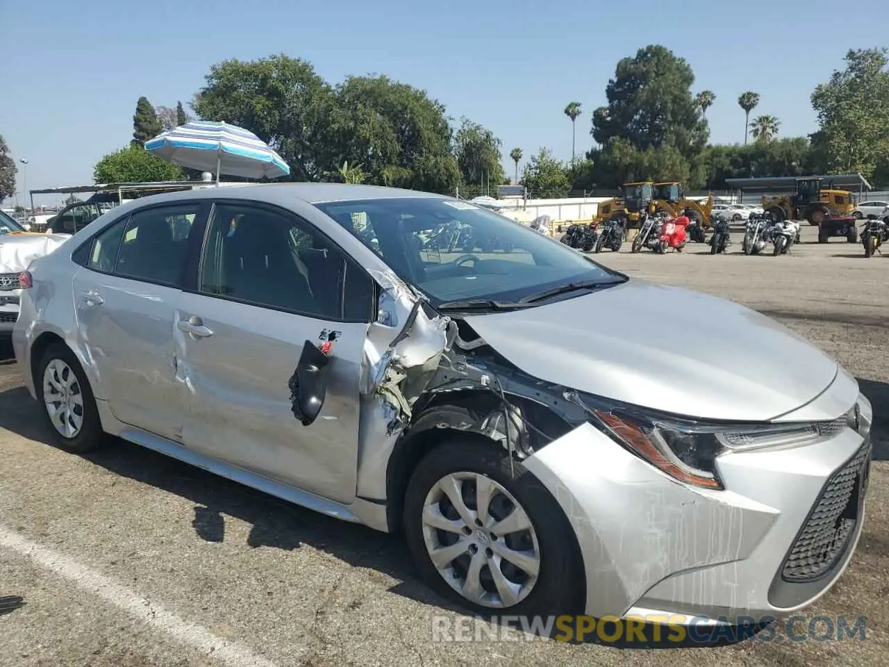 4 fotografías del automóvil dañado JTDEPMAE6N3024828 TOYOTA COROLLA 2022