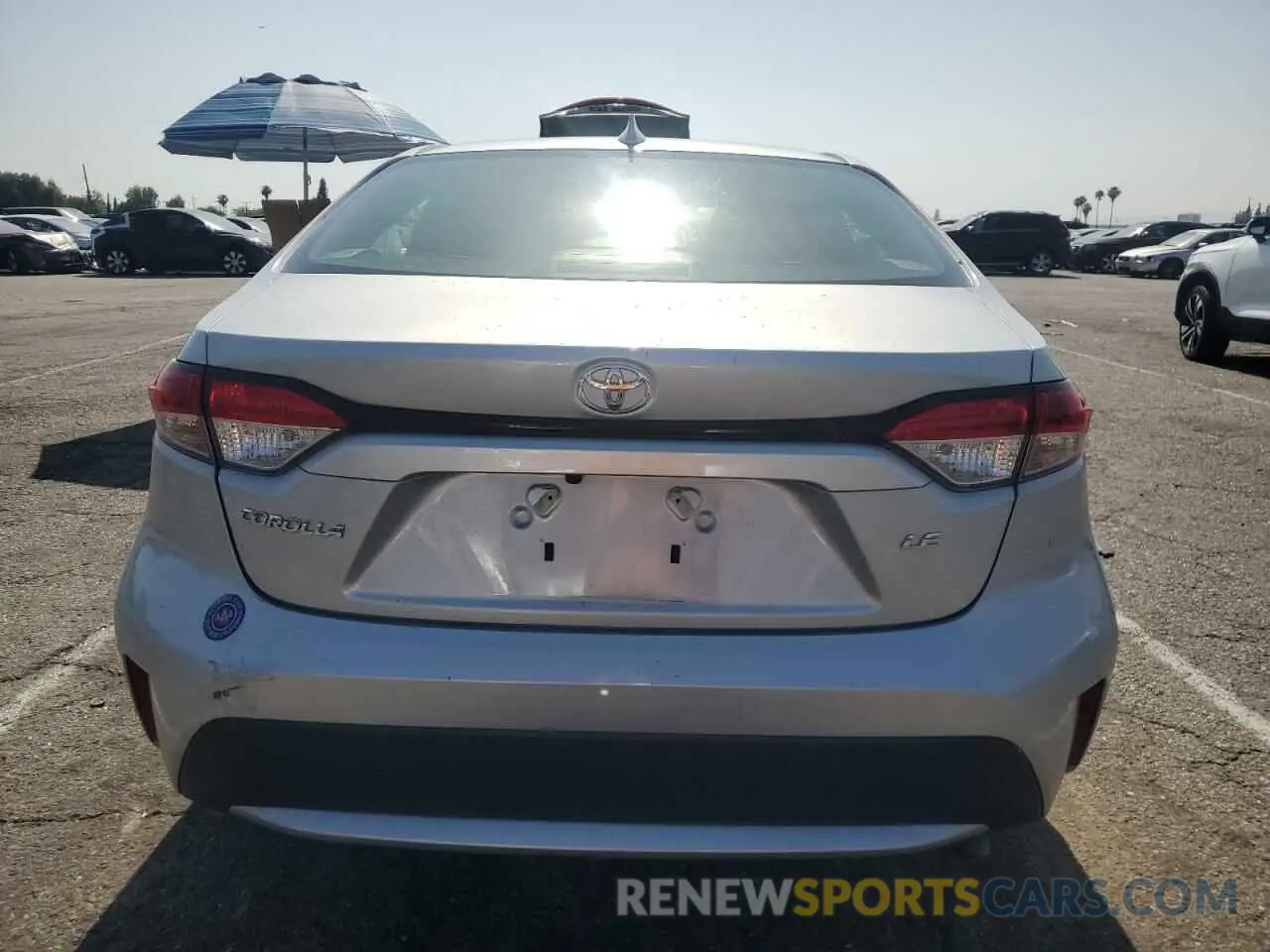 6 fotografías del automóvil dañado JTDEPMAE6N3024828 TOYOTA COROLLA 2022
