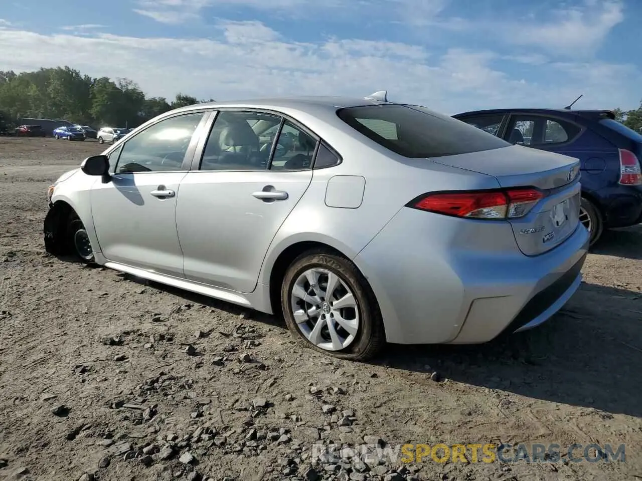 2 fotografías del automóvil dañado JTDEPMAE6N3028586 TOYOTA COROLLA 2022